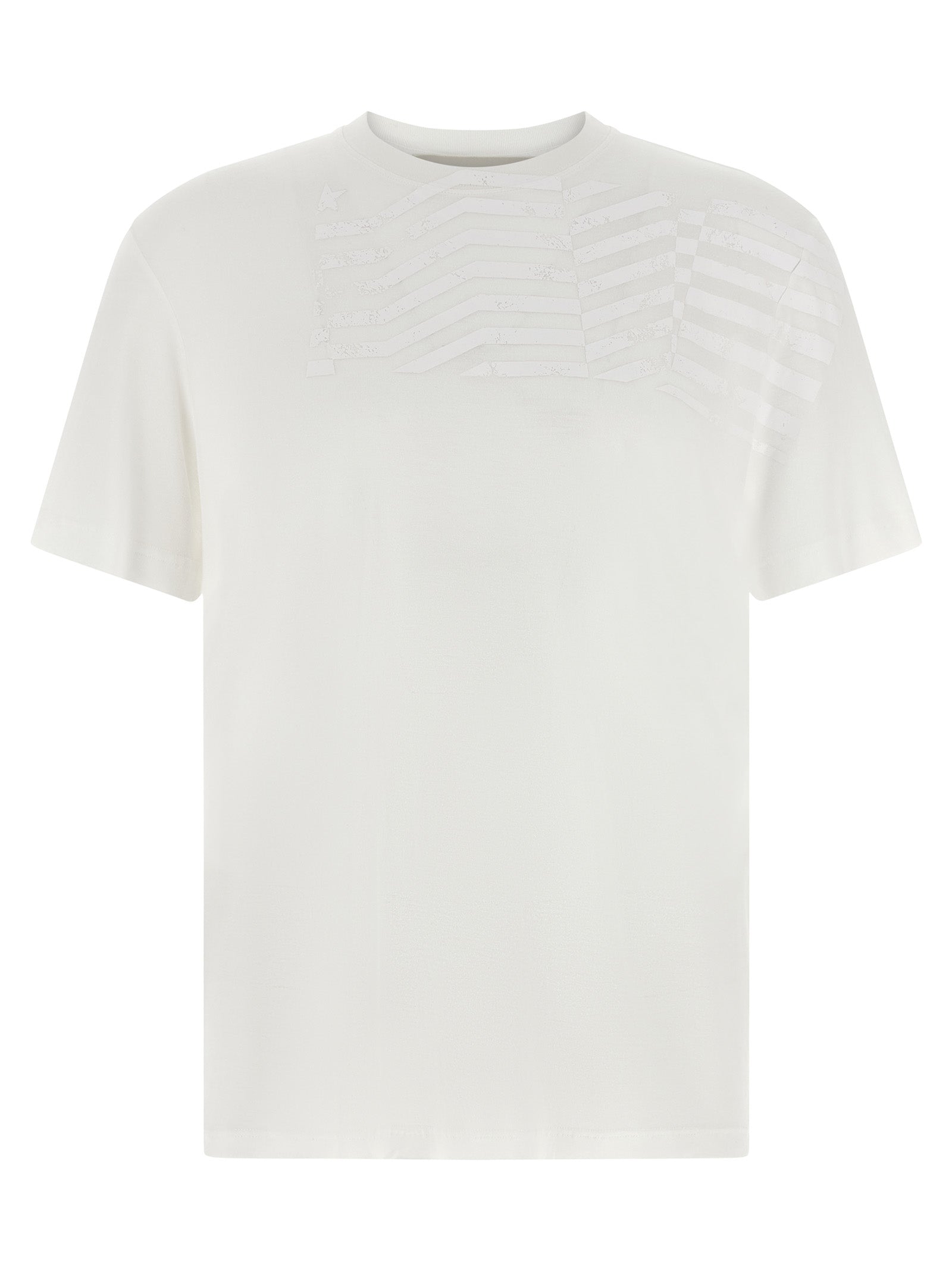 Golden Goose White Lyocell T-Shirt – Artisanal Luxury Fashion
