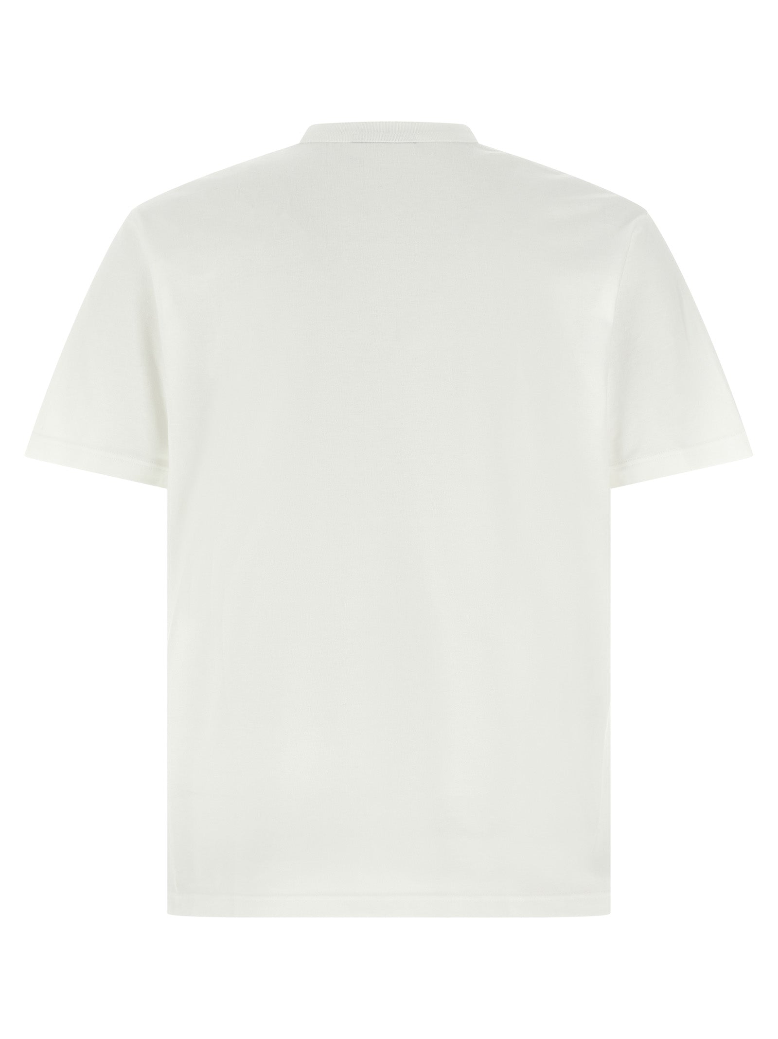 Comme Des Garçons White Cotton T-Shirt - Artisanal Luxury Wear