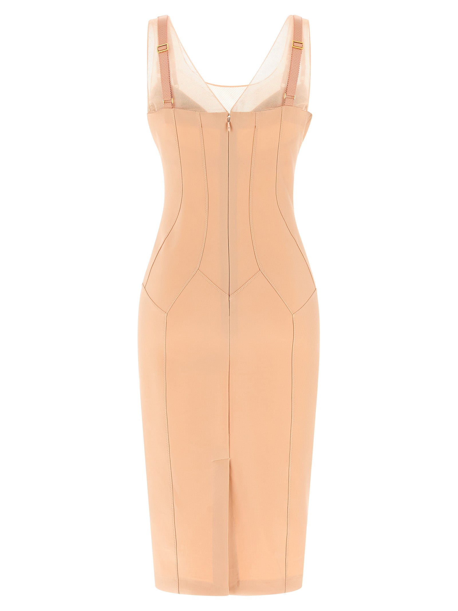 Indulge in the exquisite Elisabetta Franchi Multicolor Polyamide Midi Dress, where Italian craftsmanship meets modern elegance, perfect for unforgettable moments.