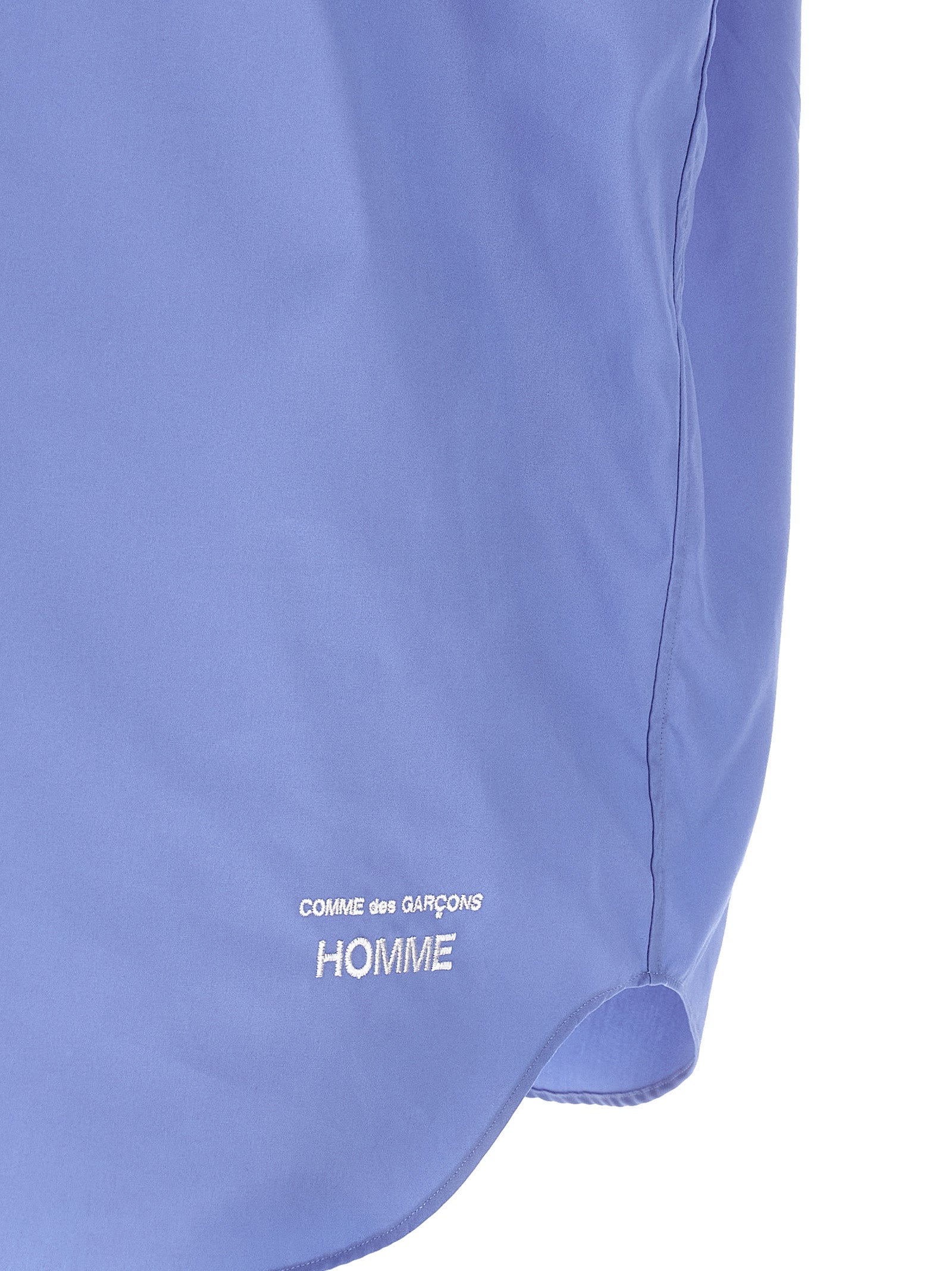 Comme Des Garçons Blue Cotton Blouse - Artisanal Luxury Fashion