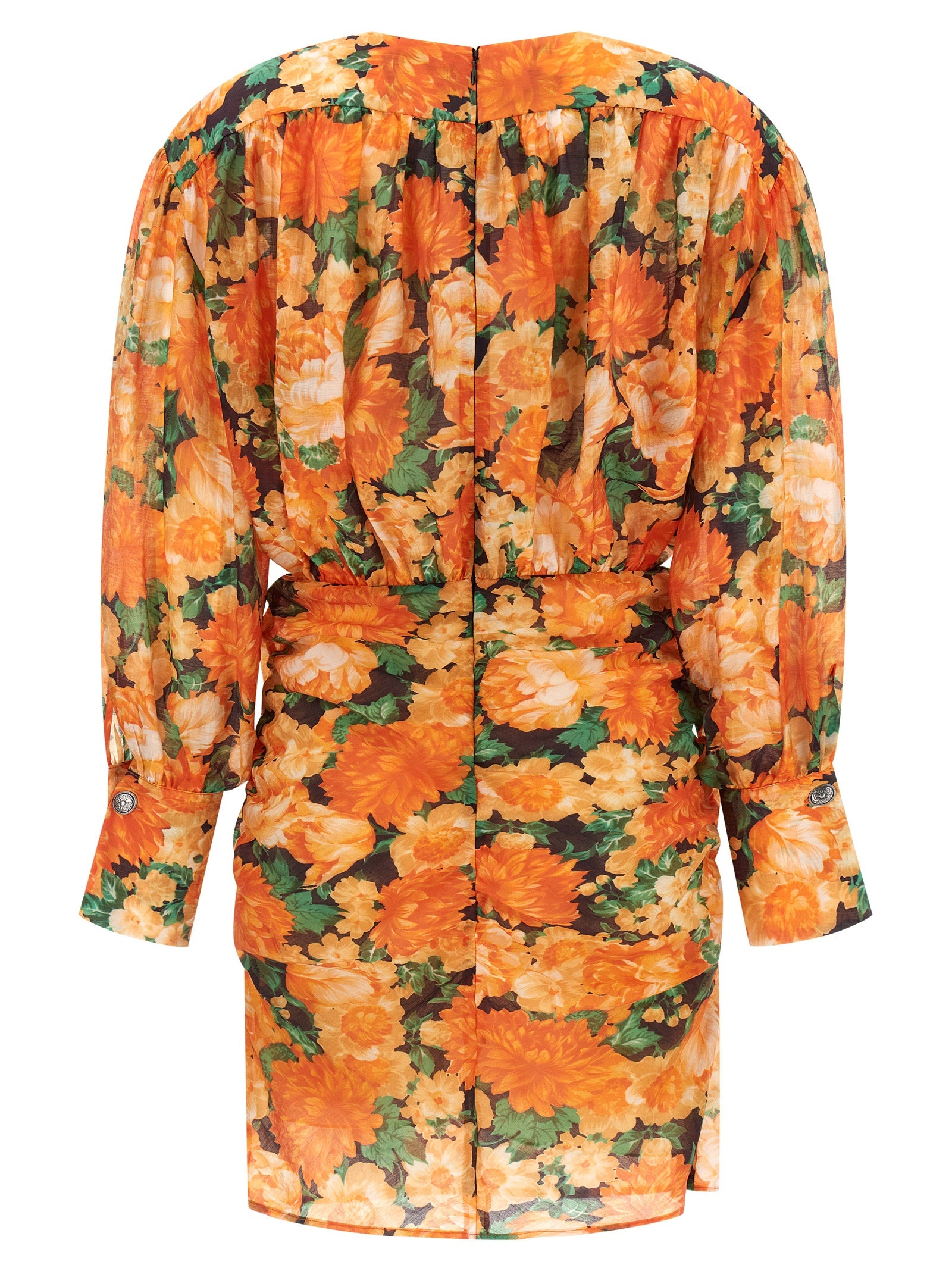 Elevate your elegance with the PINKO Orange Lyocell Short Dress, a luxurious blend of artistry and sophistication, perfect for unforgettable occasions.