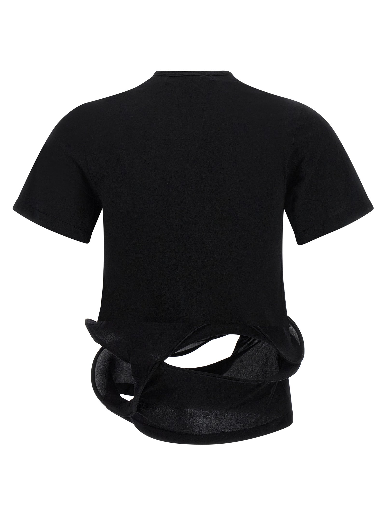 Junya Watanabe Black Nylon T-Shirt - Avant-Garde Luxury Fashion