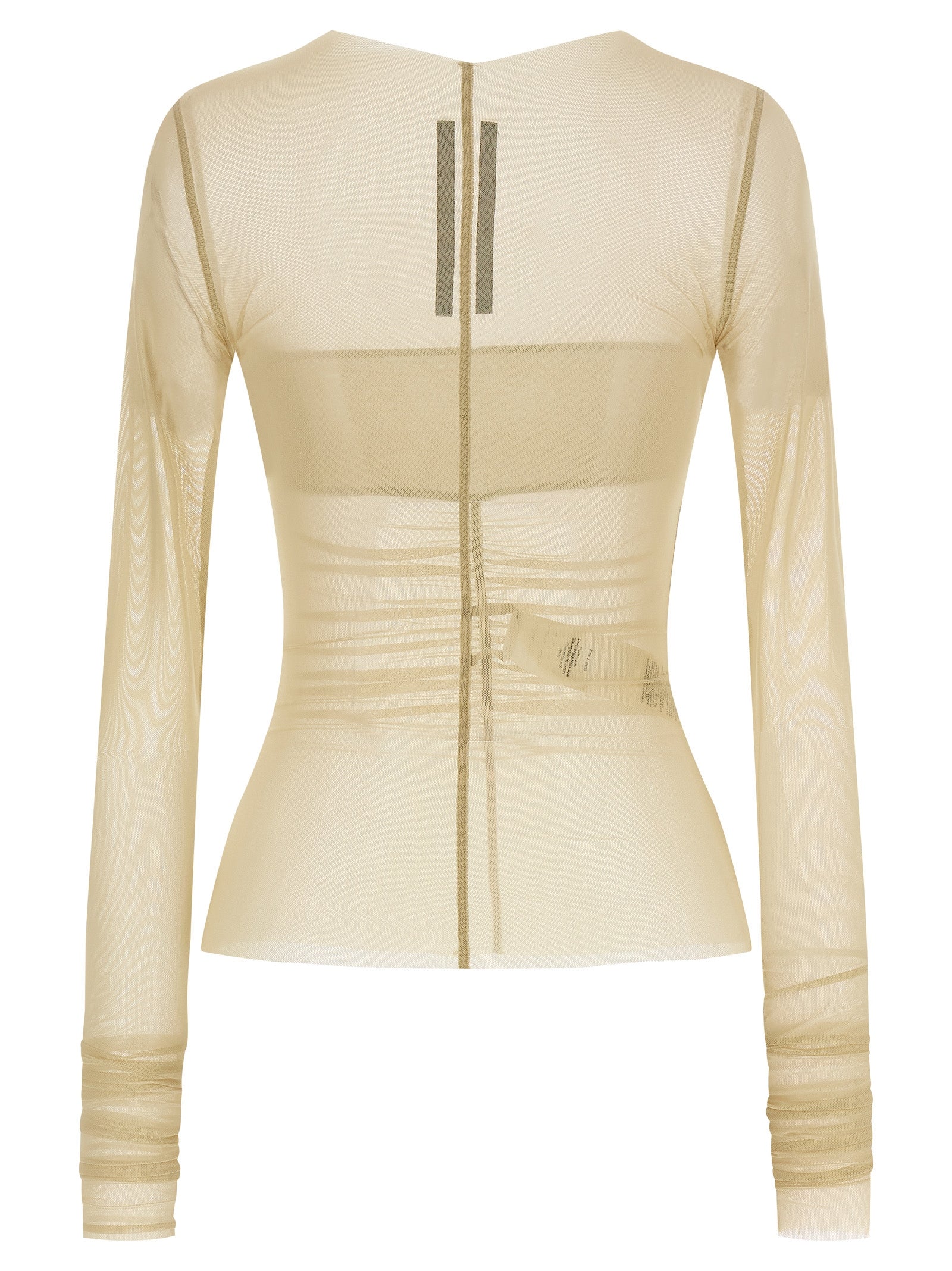 Rick Owens Beige Nylon Shirt - Artisanal Couture Elegance