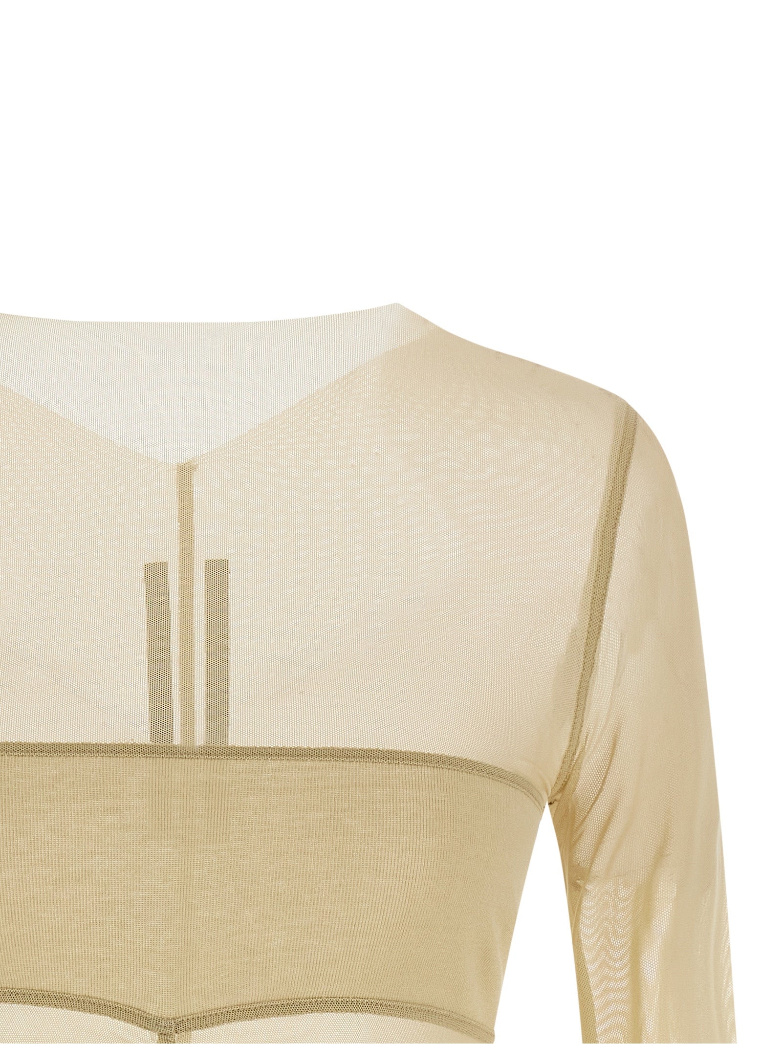 Rick Owens Beige Nylon Shirt - Artisanal Couture Elegance