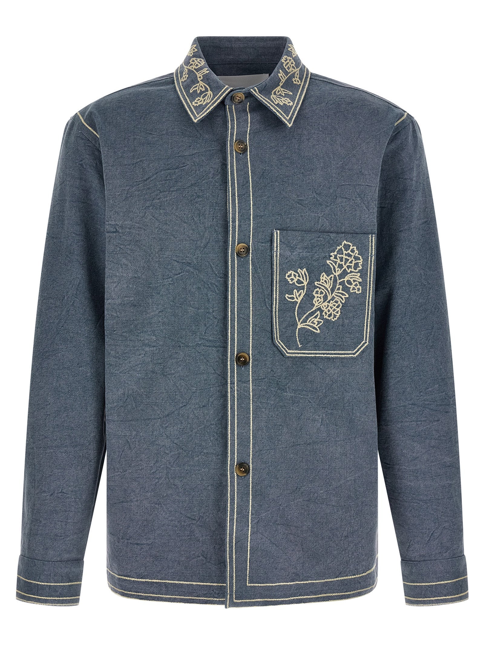 Isabel Marant Blue Cotton Blouse - Effortless Luxury Elegance