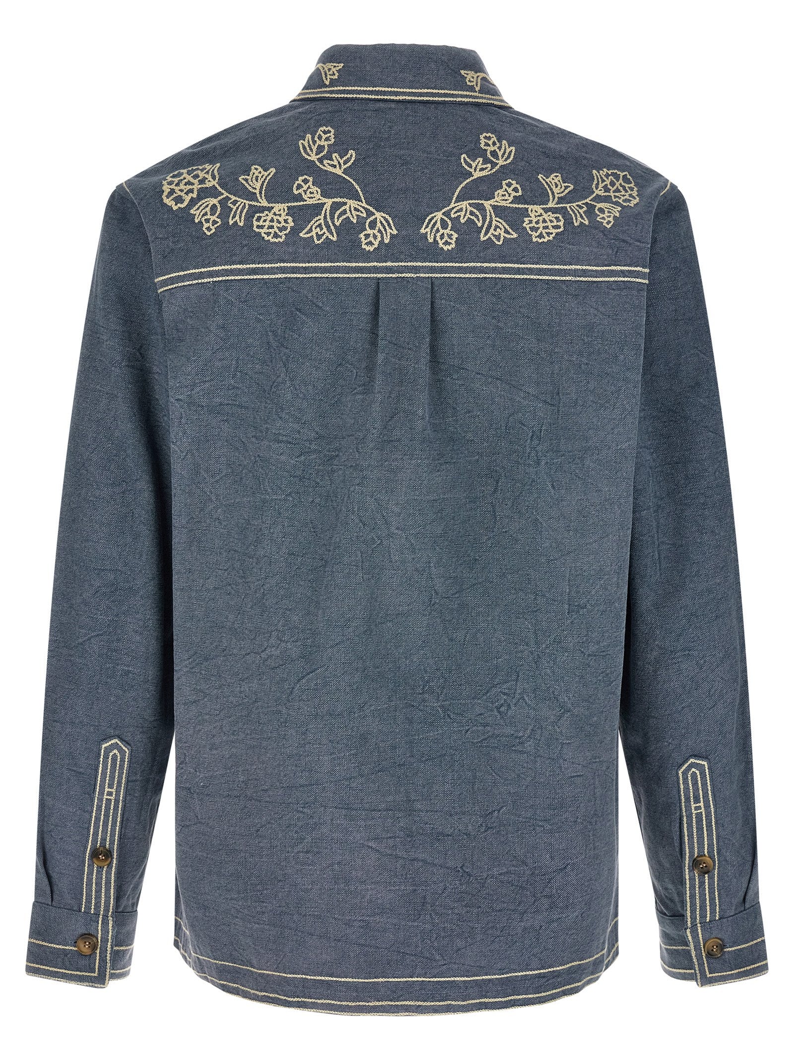 Isabel Marant Blue Cotton Blouse - Timeless Luxury Elegance