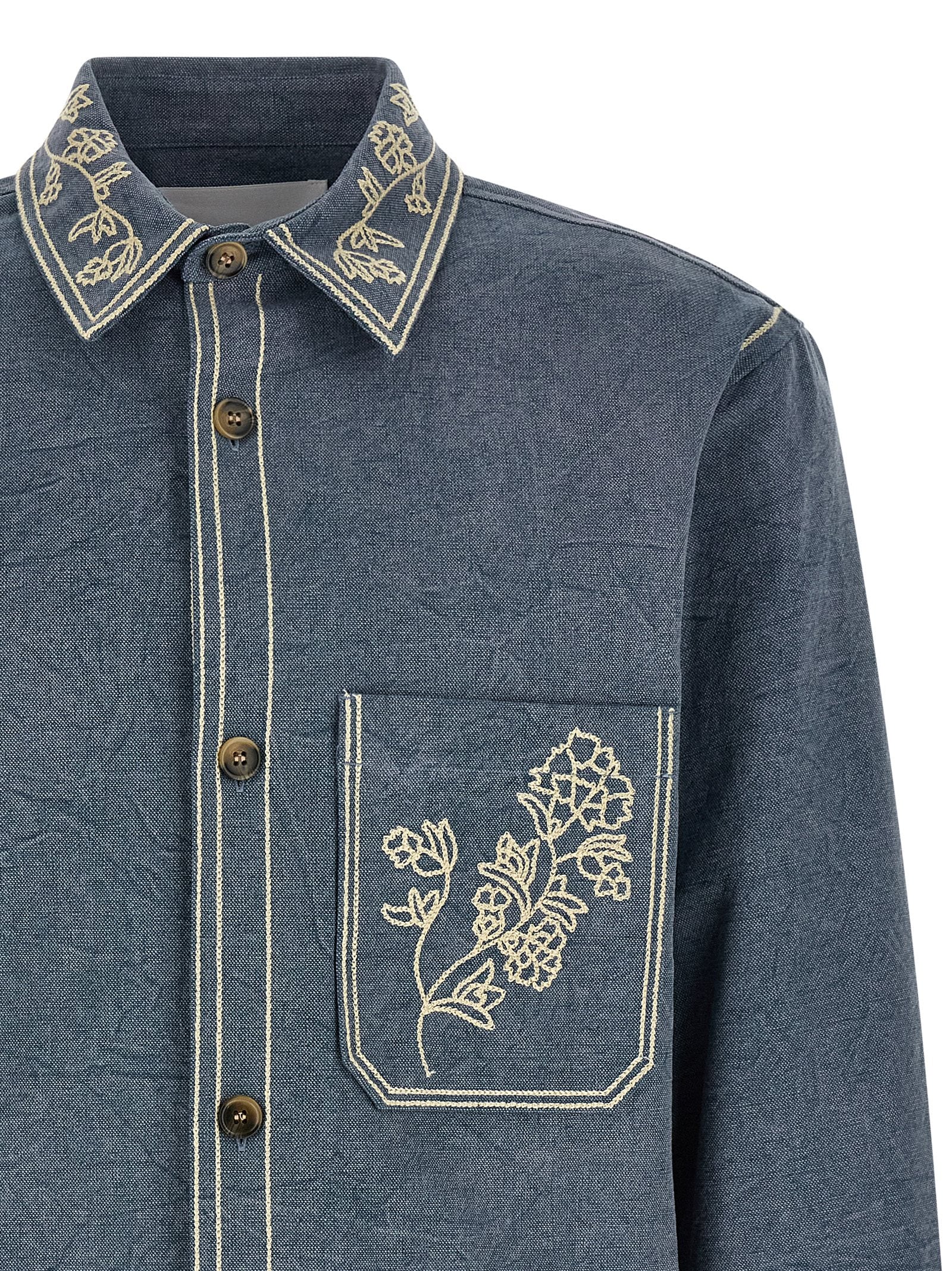 Isabel Marant Blue Cotton Blouse - Effortless Luxury Elegance