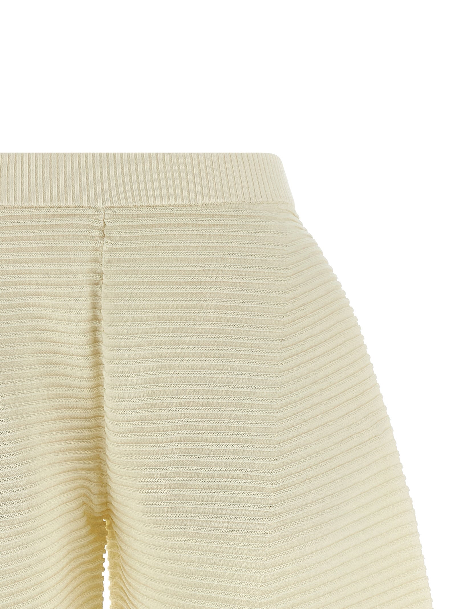 Issey Miyake White Cropped Pants – Avant-Garde Luxury Fashion