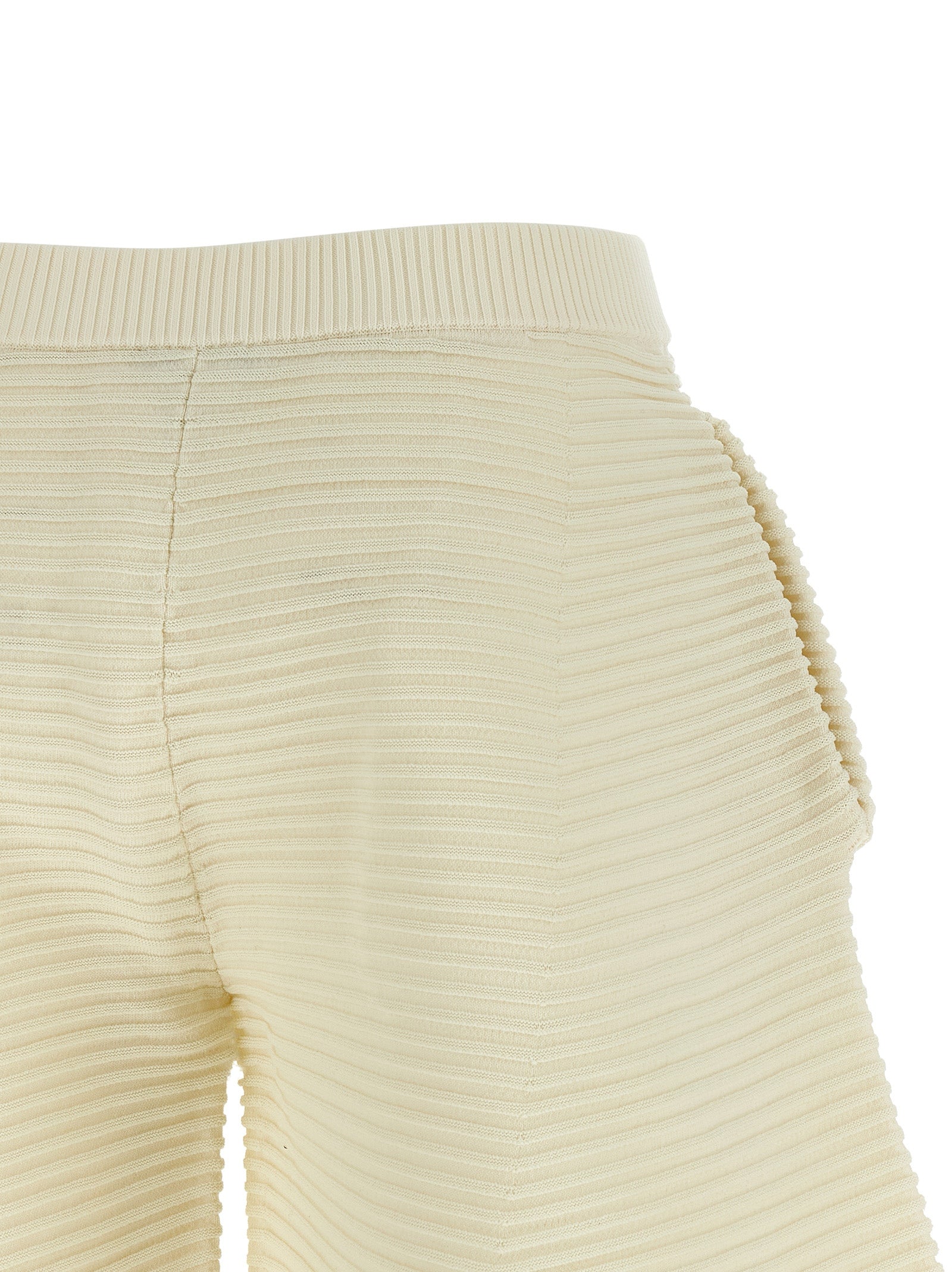 Issey Miyake White Cropped Pants – Avant-Garde Luxury Fashion