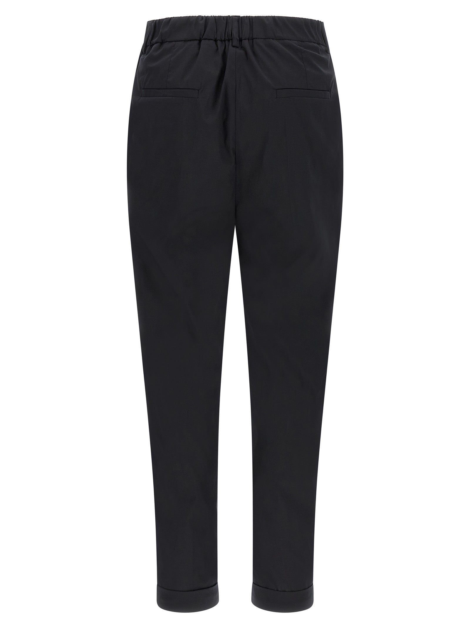 Kiton Black Cotton Casual Pants - Timeless Luxury Essentials