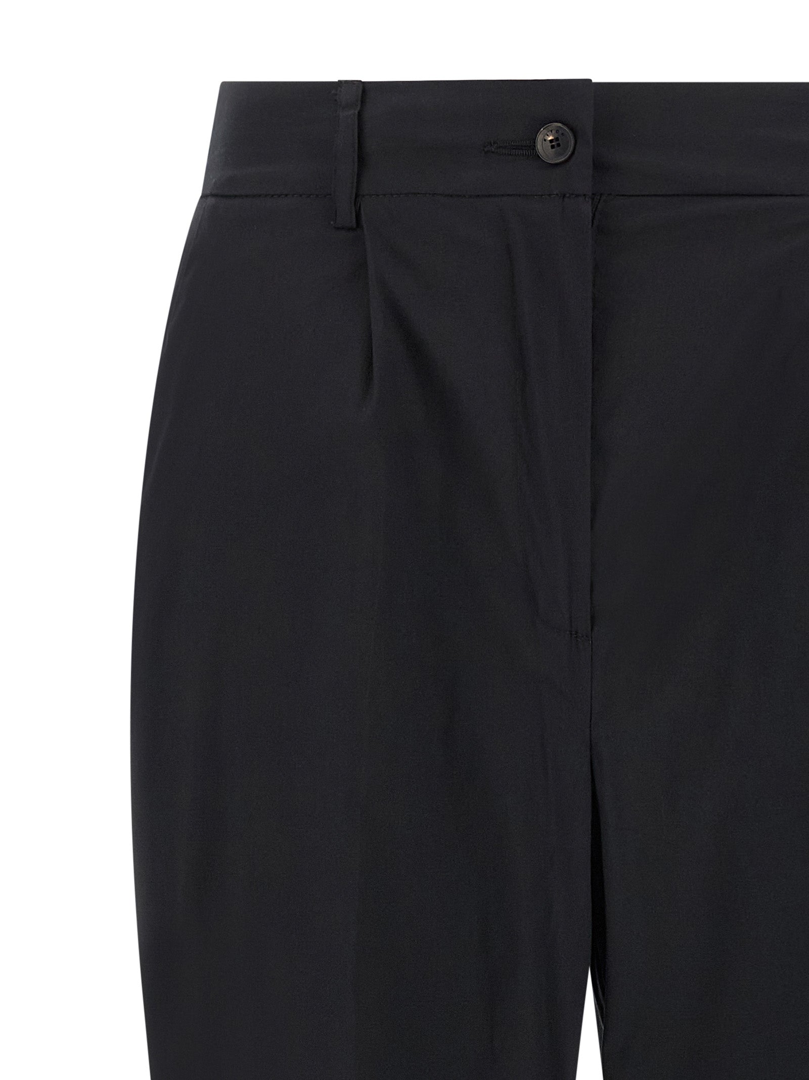 Kiton Black Cotton Casual Pants - Timeless Luxury Essentials