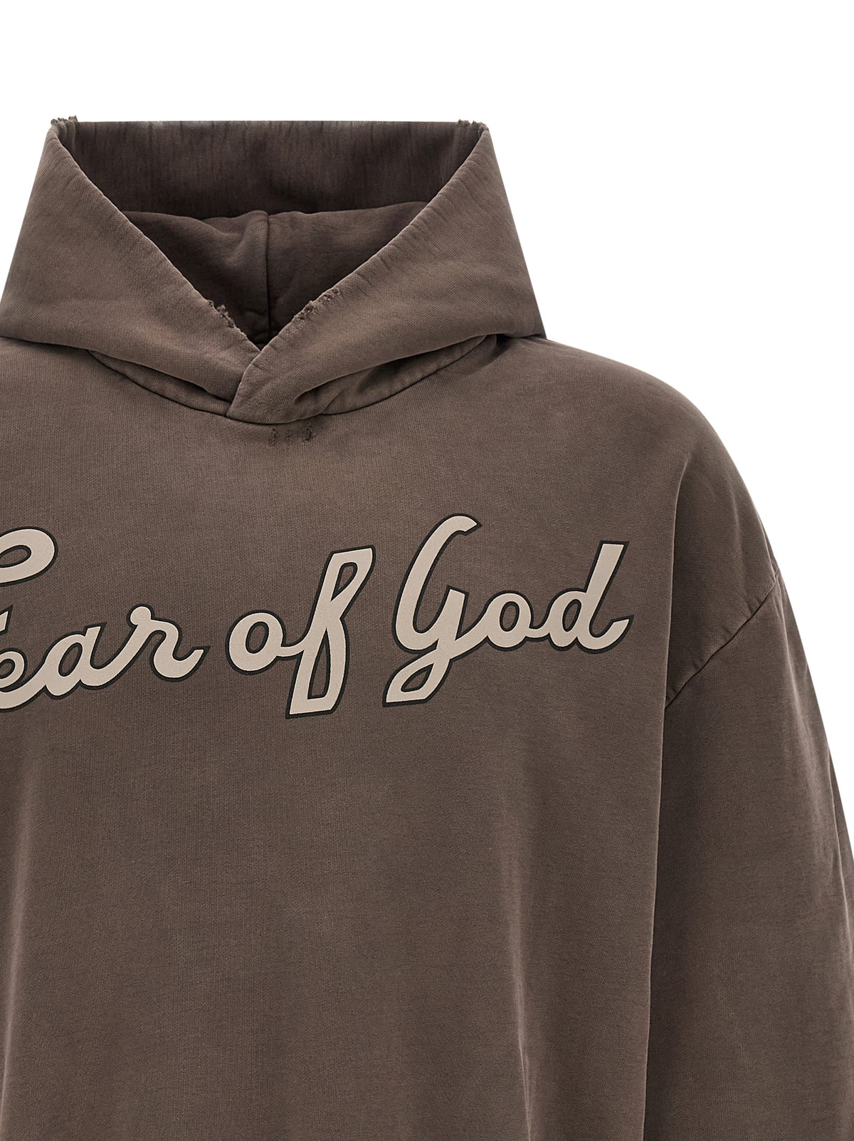 Fear Of God Brown Cotton Sweatshirt - Luxury Designer Apparel