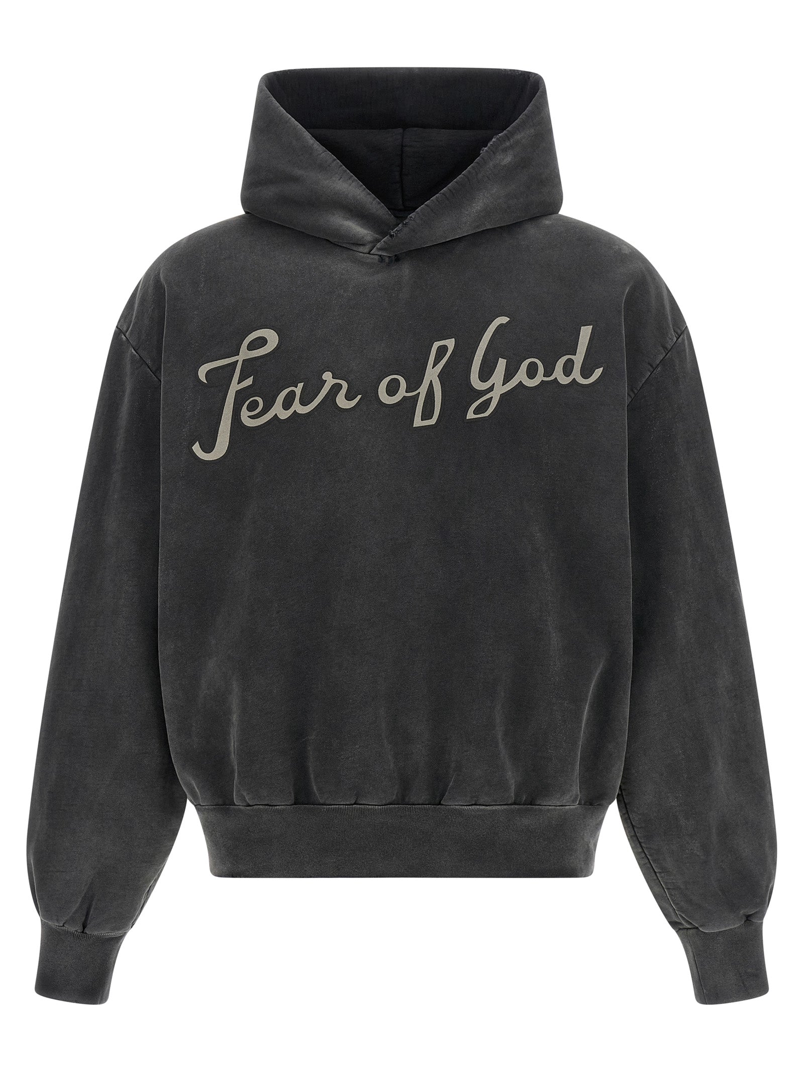 Fear Of God Black Cotton Sweatshirt | Artisanal Luxury Wear