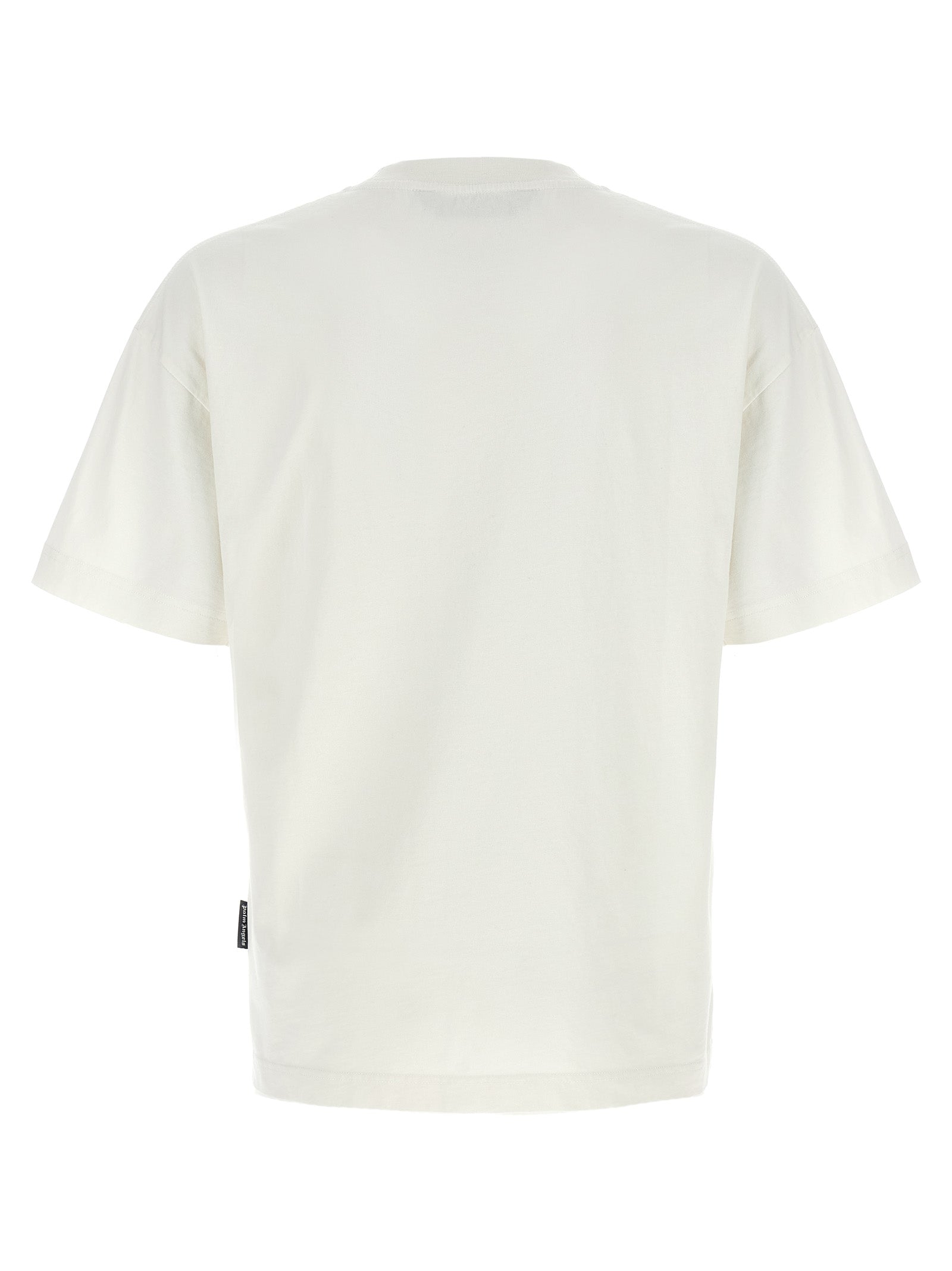 Discover the Palm Angels White Cotton T-Shirt, a masterpiece of artisanal streetwear elegance, crafted for those who embrace luxury and individuality in every moment.