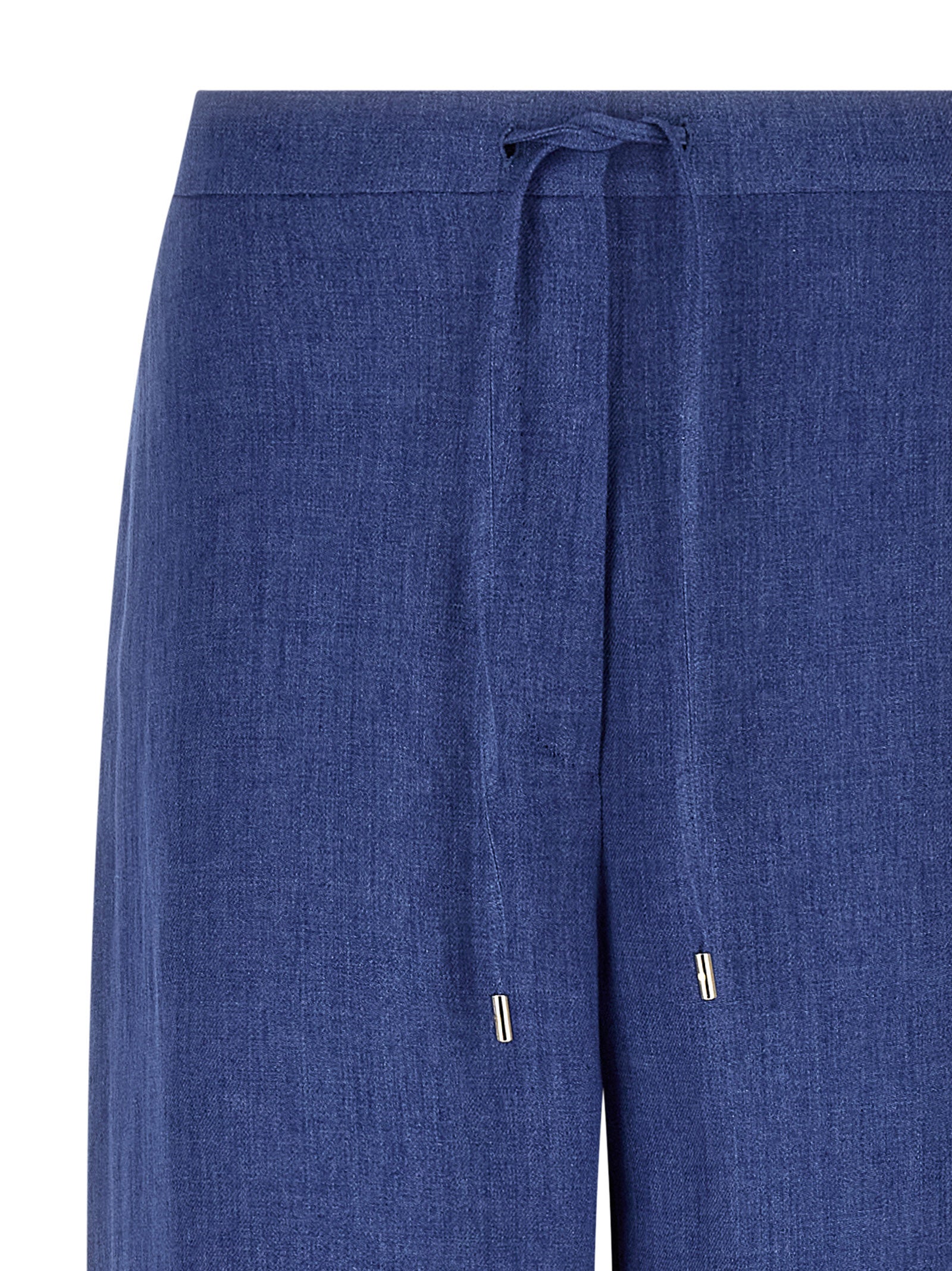 Discover Max Mara's Blue Linen Casual Pants, a masterpiece of artisanal luxury, crafted from 100% linen for effortless elegance and timeless sophistication.