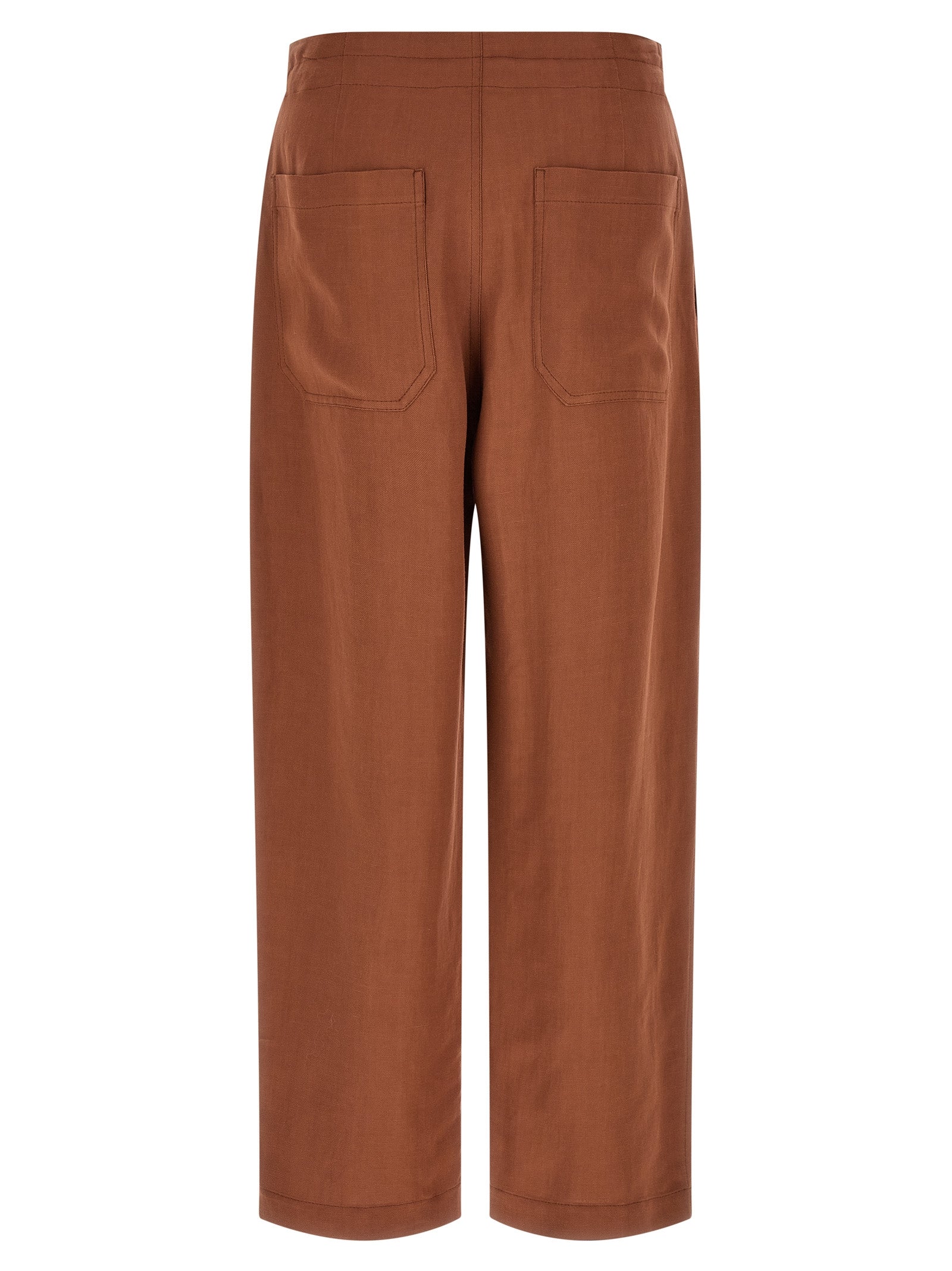 Brunello Cucinelli Multicolor Viscose Casual Pants, Artisanal Elegance
