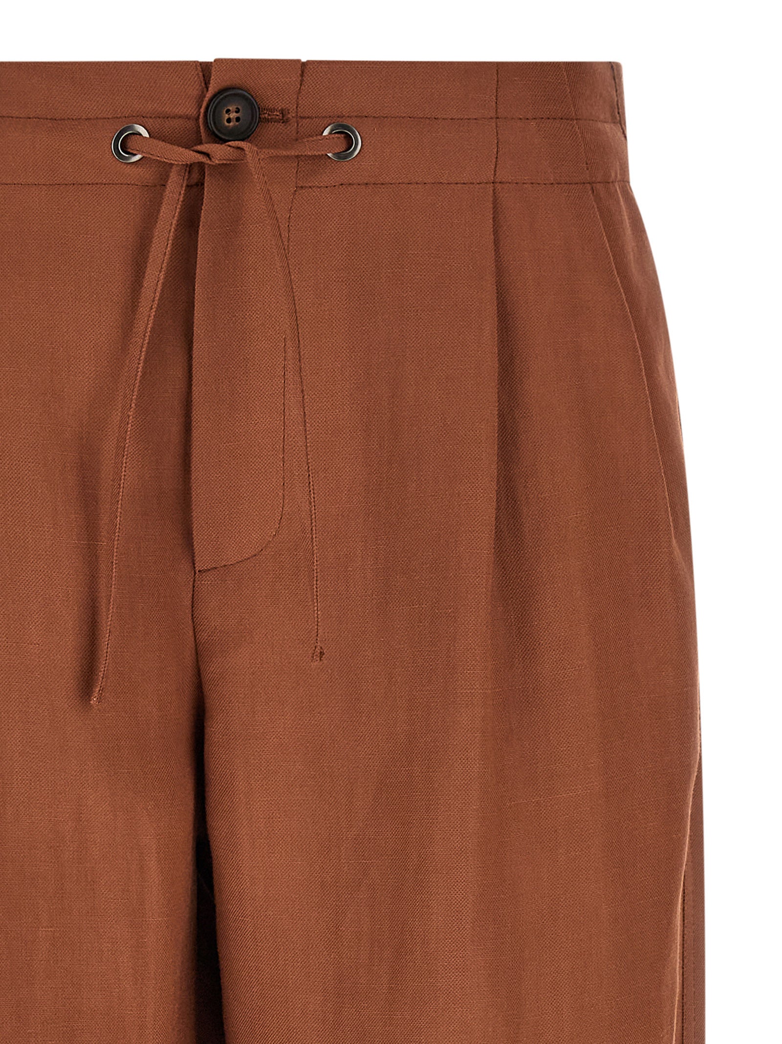 Brunello Cucinelli Multicolor Viscose Casual Pants, Artisanal Elegance