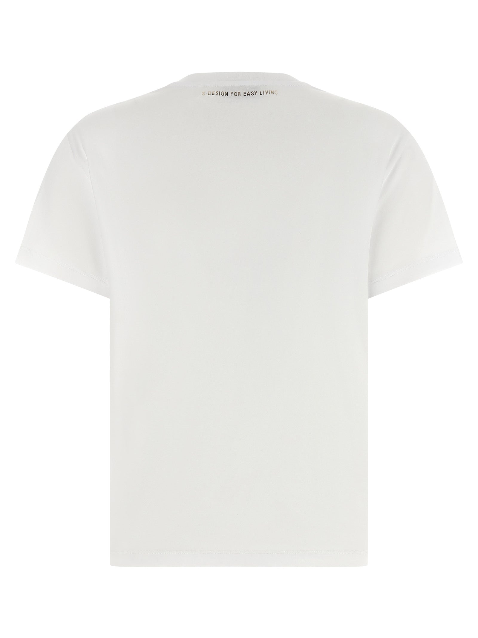 Elevate your wardrobe with the S Max Mara Gold Cotton T-Shirt, a luxurious blend of 100% cotton and exquisite craftsmanship, perfect for discerning tastes.