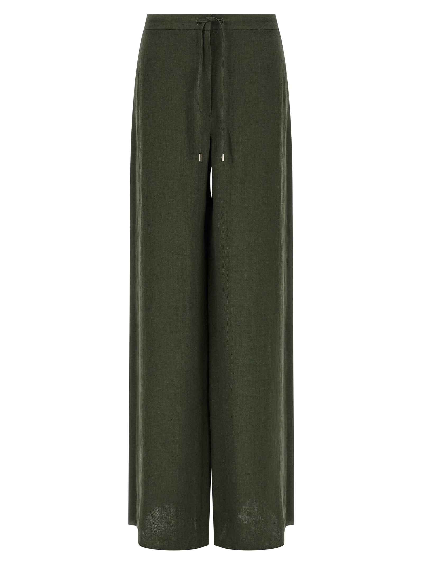 Elevate your wardrobe with Max Mara Bicolor Linen Casual Pants, crafted from luxurious linen for timeless elegance and effortless sophistication in any setting.