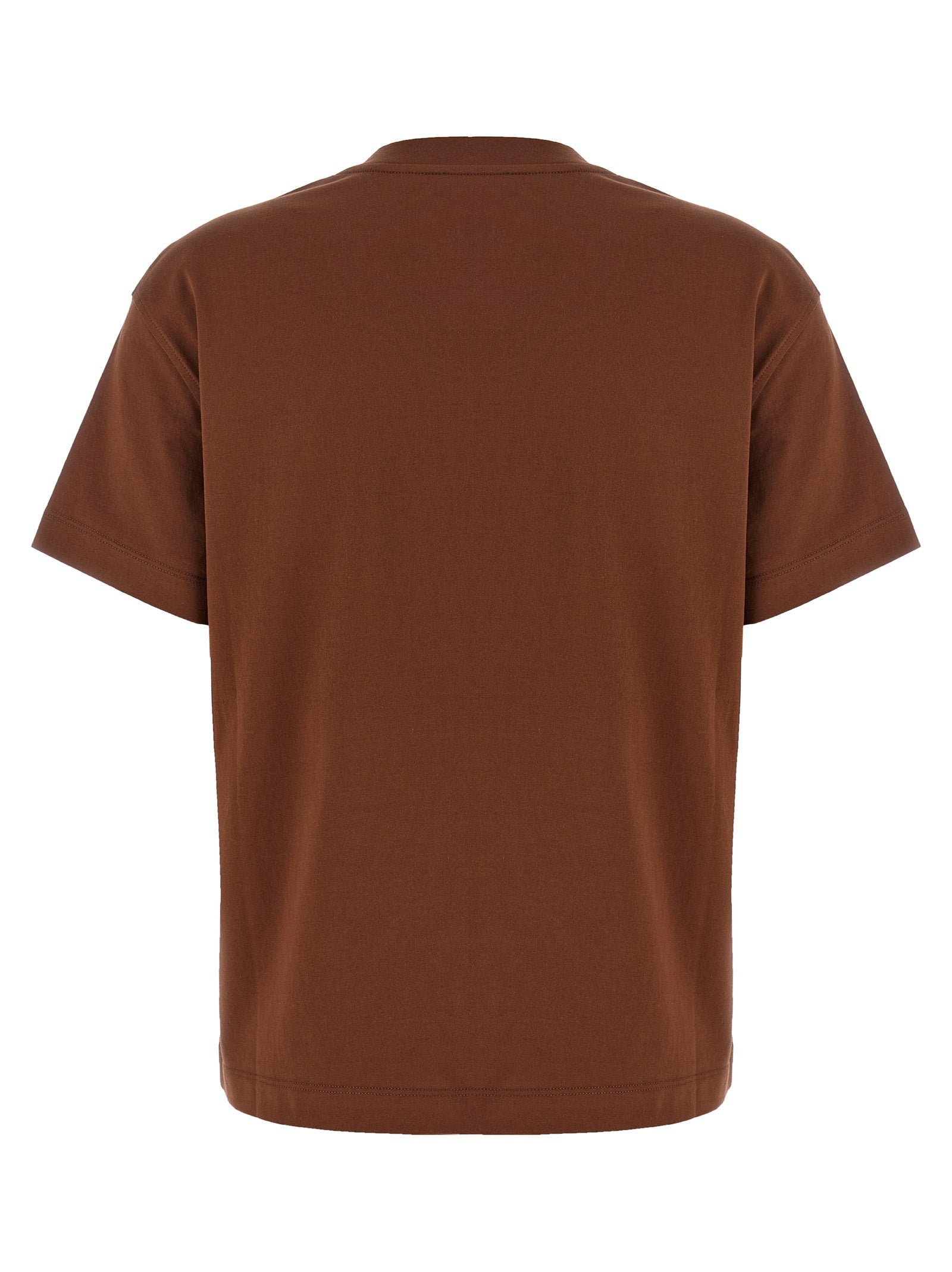Brunello Cucinelli Brown Cotton T-Shirt, Artisanal Luxury Wear