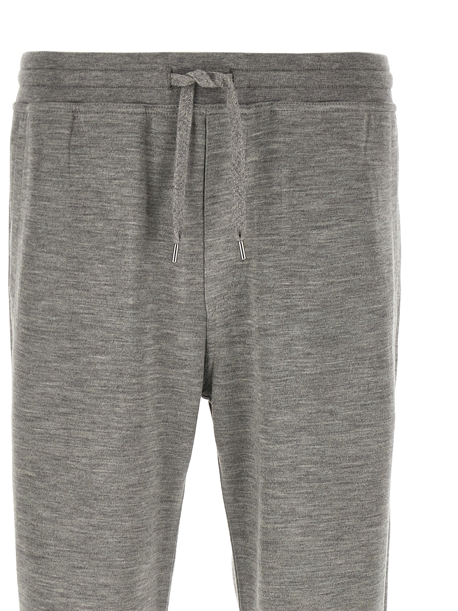 Brunello Cucinelli Gray Cashmere Joggers - Luxurious Couture Comfort