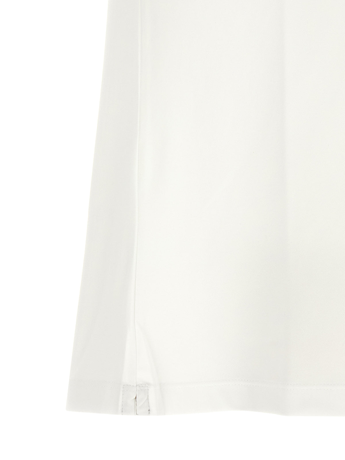 Elevate your wardrobe with the Brunello Cucinelli White Polyamide Polo Shirt, a blend of artisanal luxury and modern sophistication, crafted in Italy for discerning tastes.