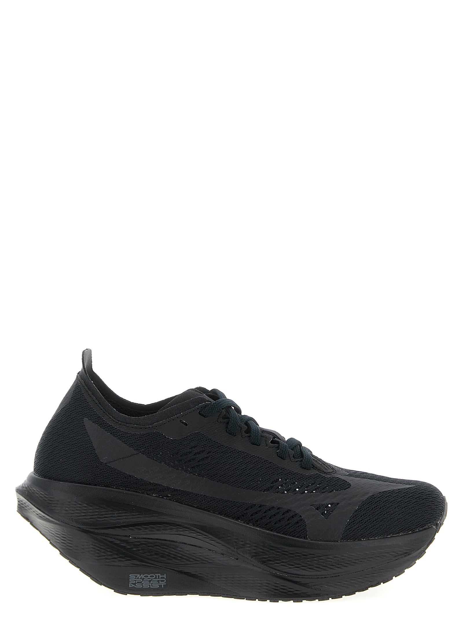 Comme Des Garçons Black Synthetic Athletic Sneakers - Designer Luxe