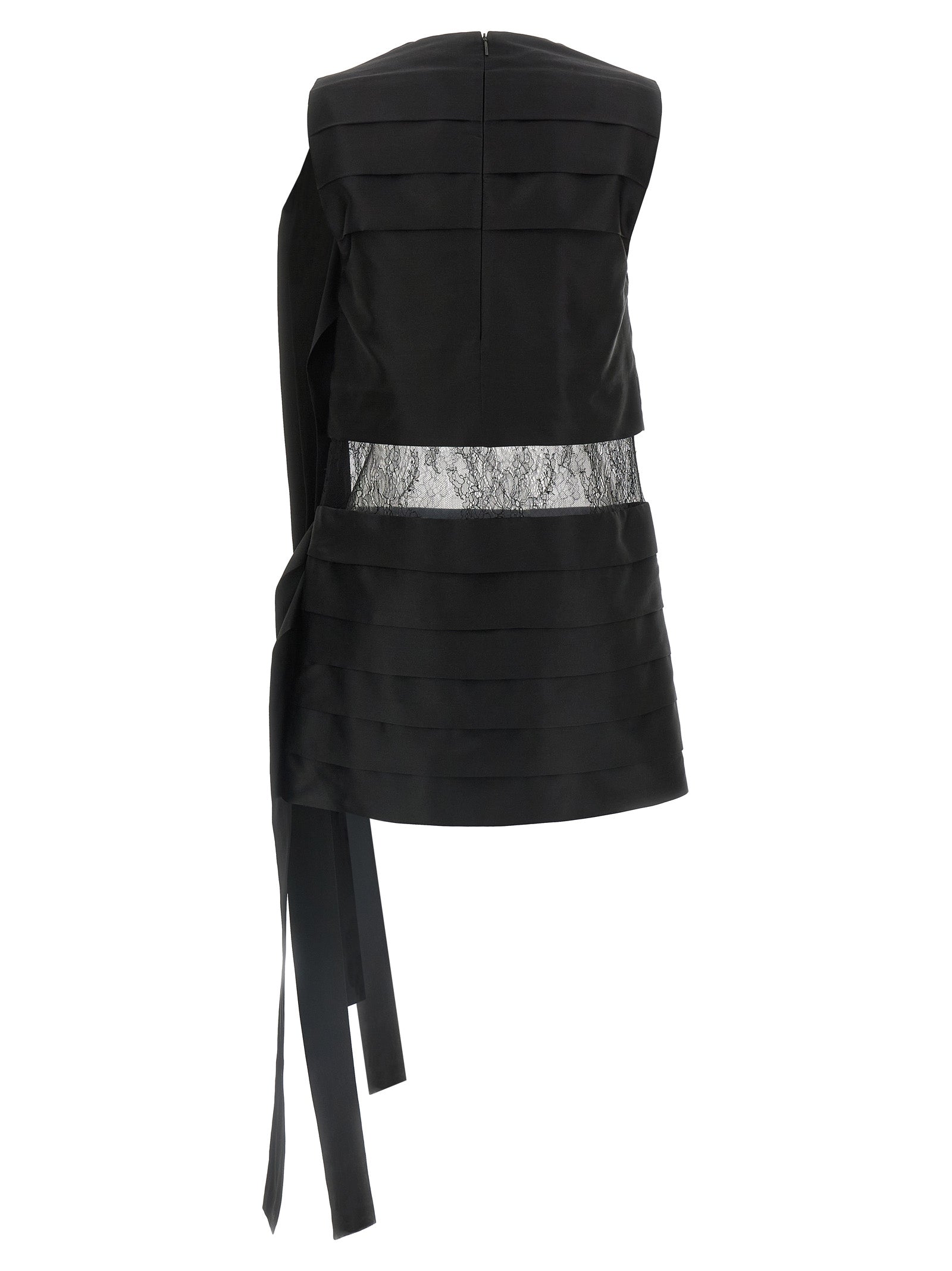 Indulge in the Ferragamo Black Silk Mini Dress, a masterpiece of Italian craftsmanship, blending luxurious silk with exquisite design for unforgettable elegance.