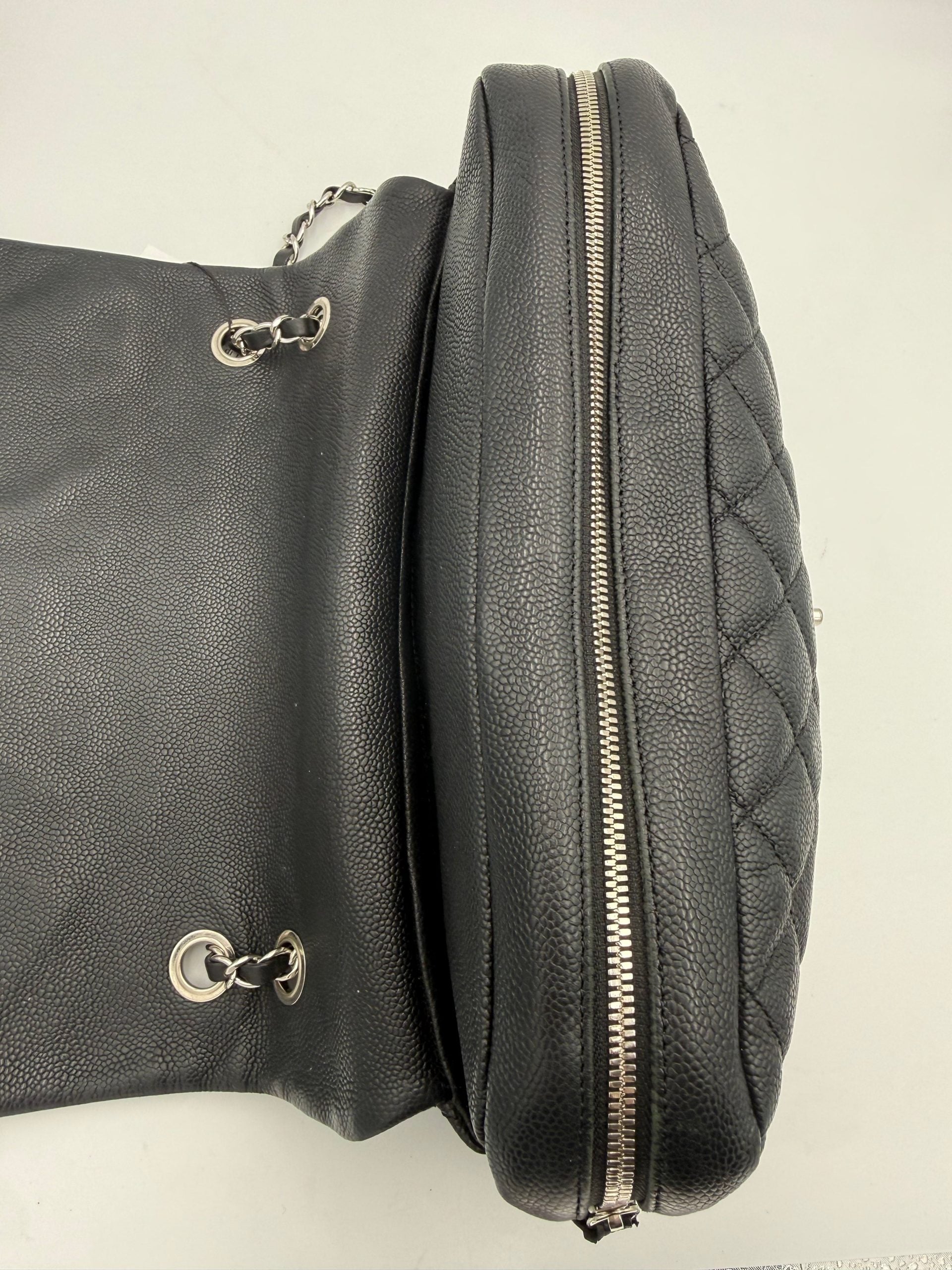 Chanel Timeless Classique Zip Flap Bag - Designer Couture Handbag