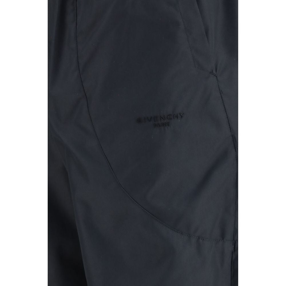 Givenchy Black Cotton Joggers - Luxurious Couture Comfort