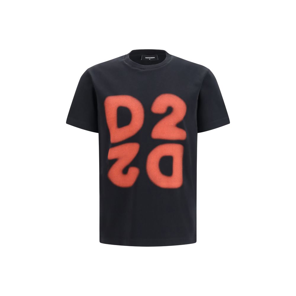Dsquared² Black Cotton T-Shirt – Designer Luxury Essential