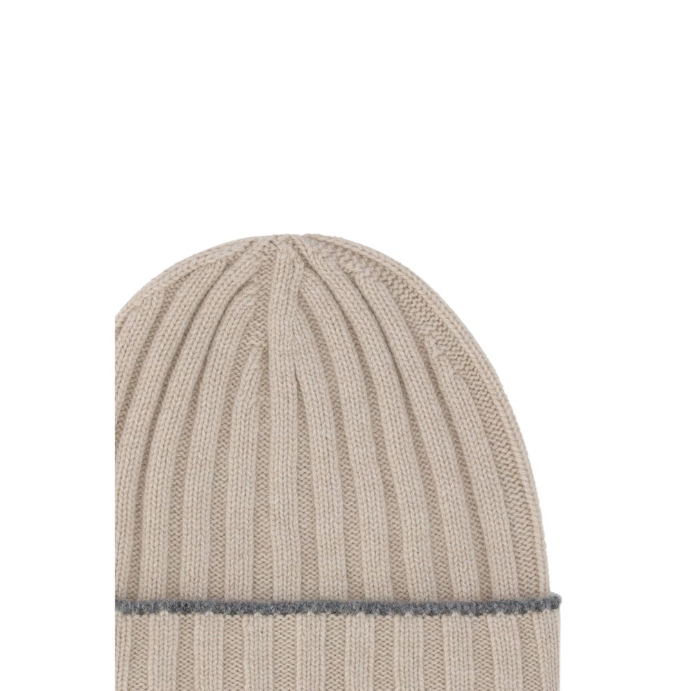 Brunello Cucinelli Cashmere Beanie - Artisanal Luxury Accessory