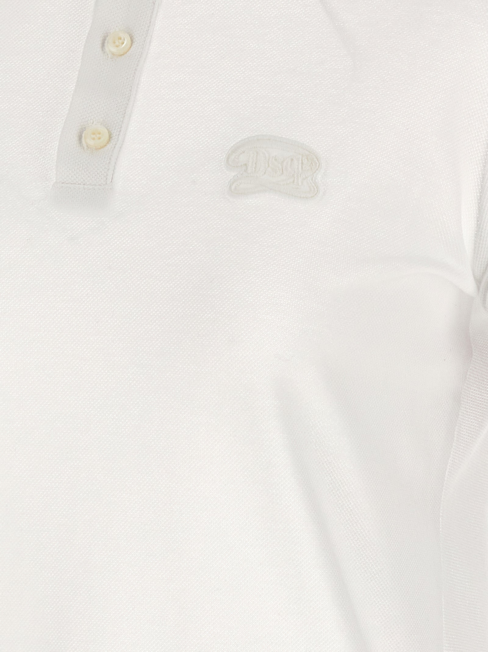 Dsquared² White Cotton Short Dress - Artisanal Luxe Elegance