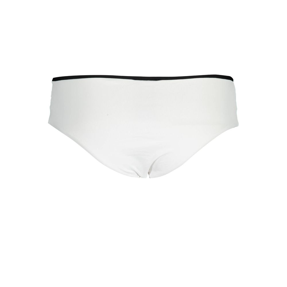 Karl Lagerfeld White Polyamide Swim Brief - Luxury Couture Elegance