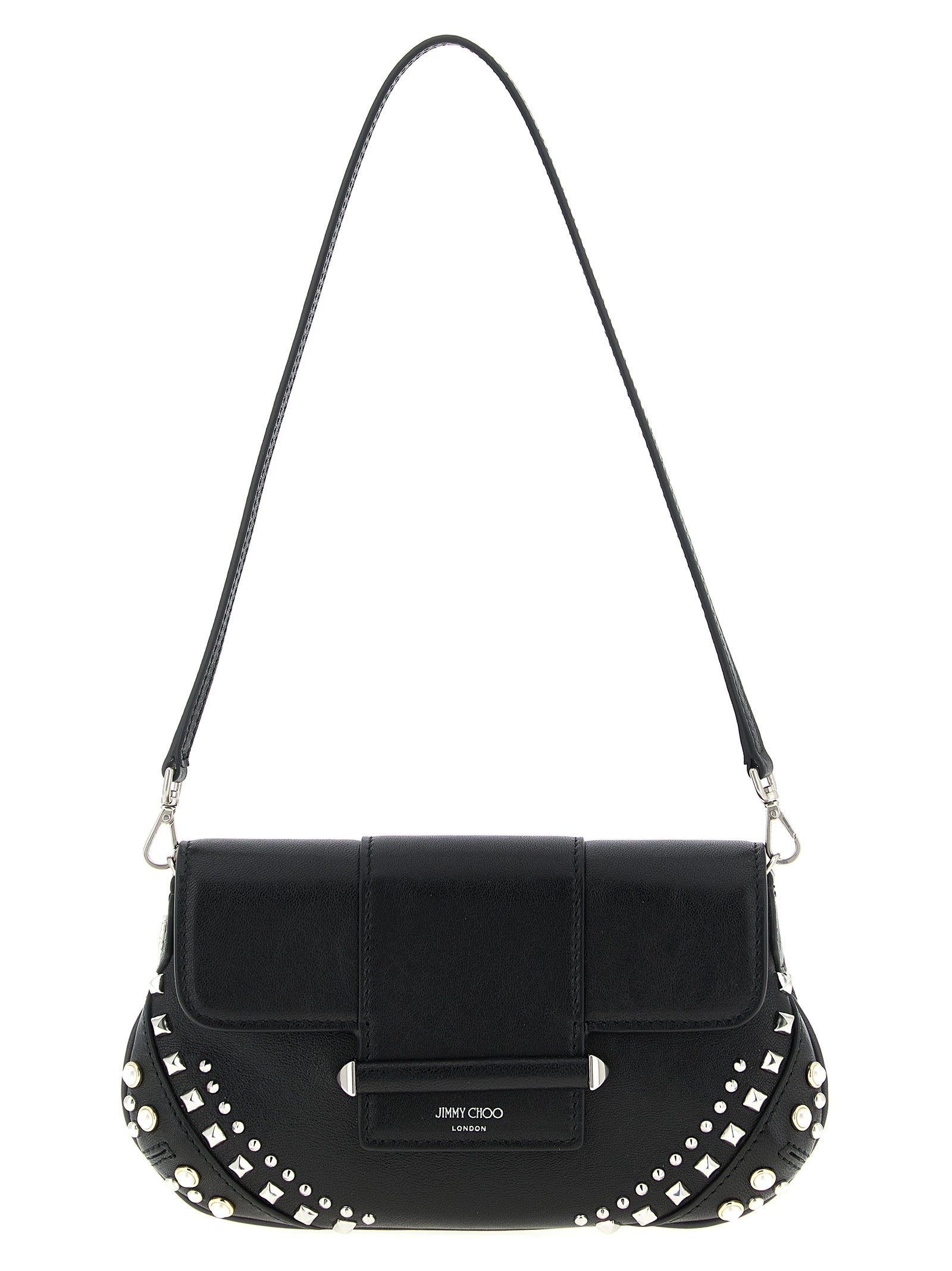 Discover the Jimmy Choo Black Lamb Leather Cardholder, a symbol of artisanal luxury crafted in Italy, blending elegance with versatility for the discerning individual.