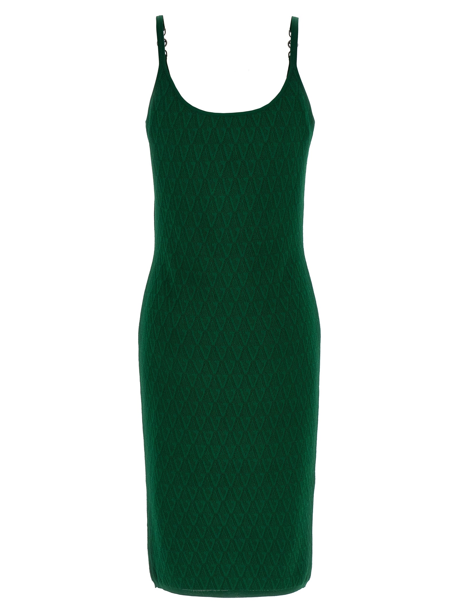 Versace Bicolor Viscose Midi Dress | Luxurious Designer Couture