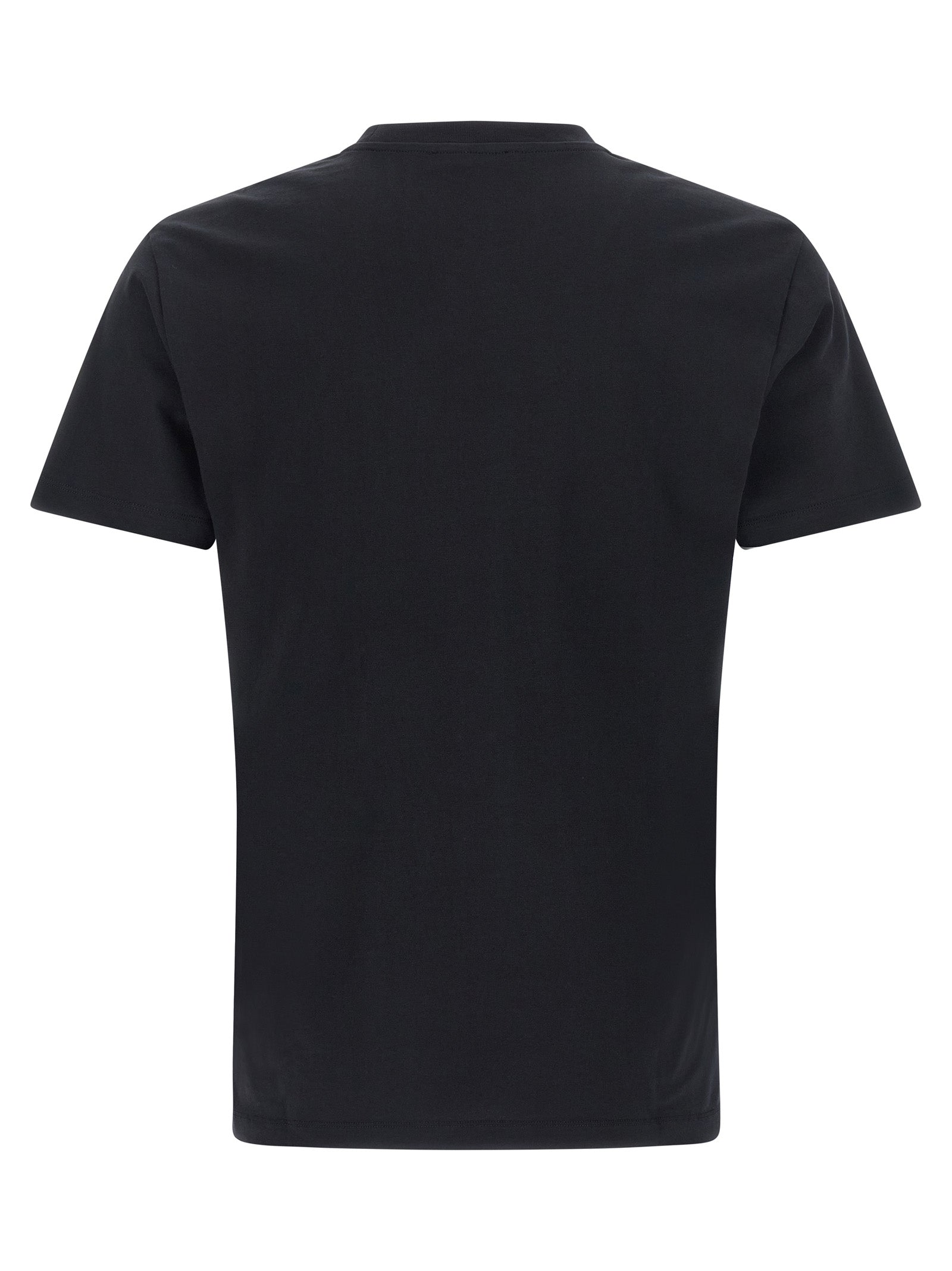 Elevate your style with the Versace Black Cotton T-Shirt, a luxurious blend of comfort and sophistication, perfect for the discerning individual who commands attention.