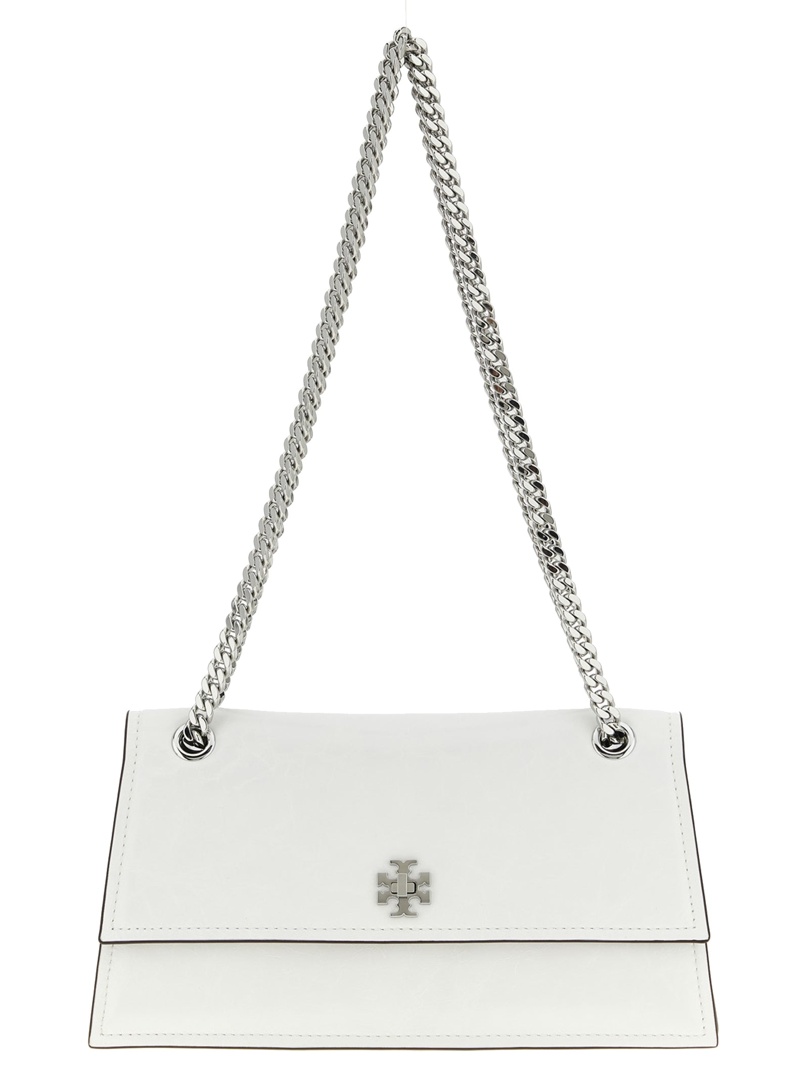 Elevate your style with the Tory Burch White Lamb Leather Shoulder Bag, a luxurious blend of exquisite craftsmanship and timeless elegance, perfect for any occasion.