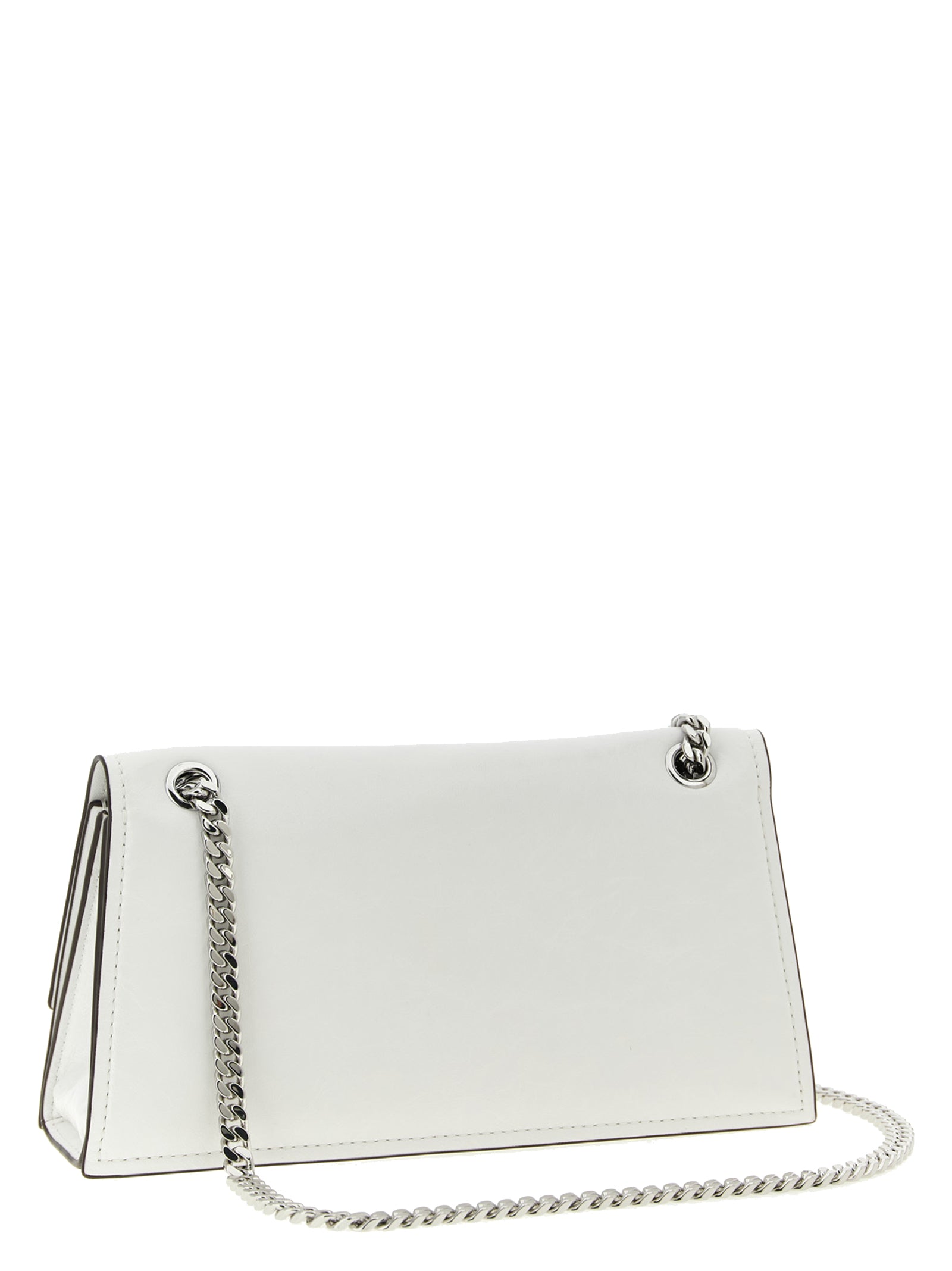 Elevate your style with the Tory Burch White Lamb Leather Shoulder Bag, a masterpiece of exquisite craftsmanship and timeless elegance, perfect for any occasion.