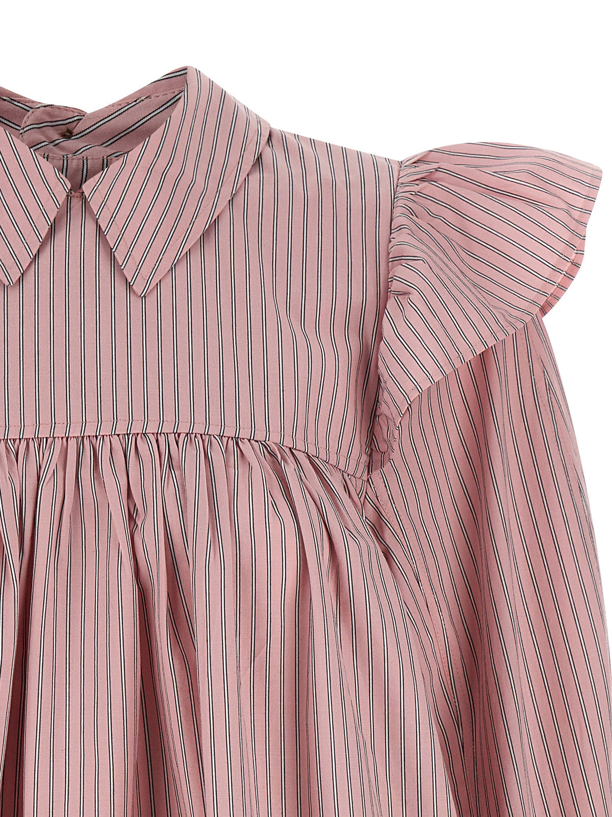 Ganni Multicolor Organic Cotton Short Dress - Effortless Elegance