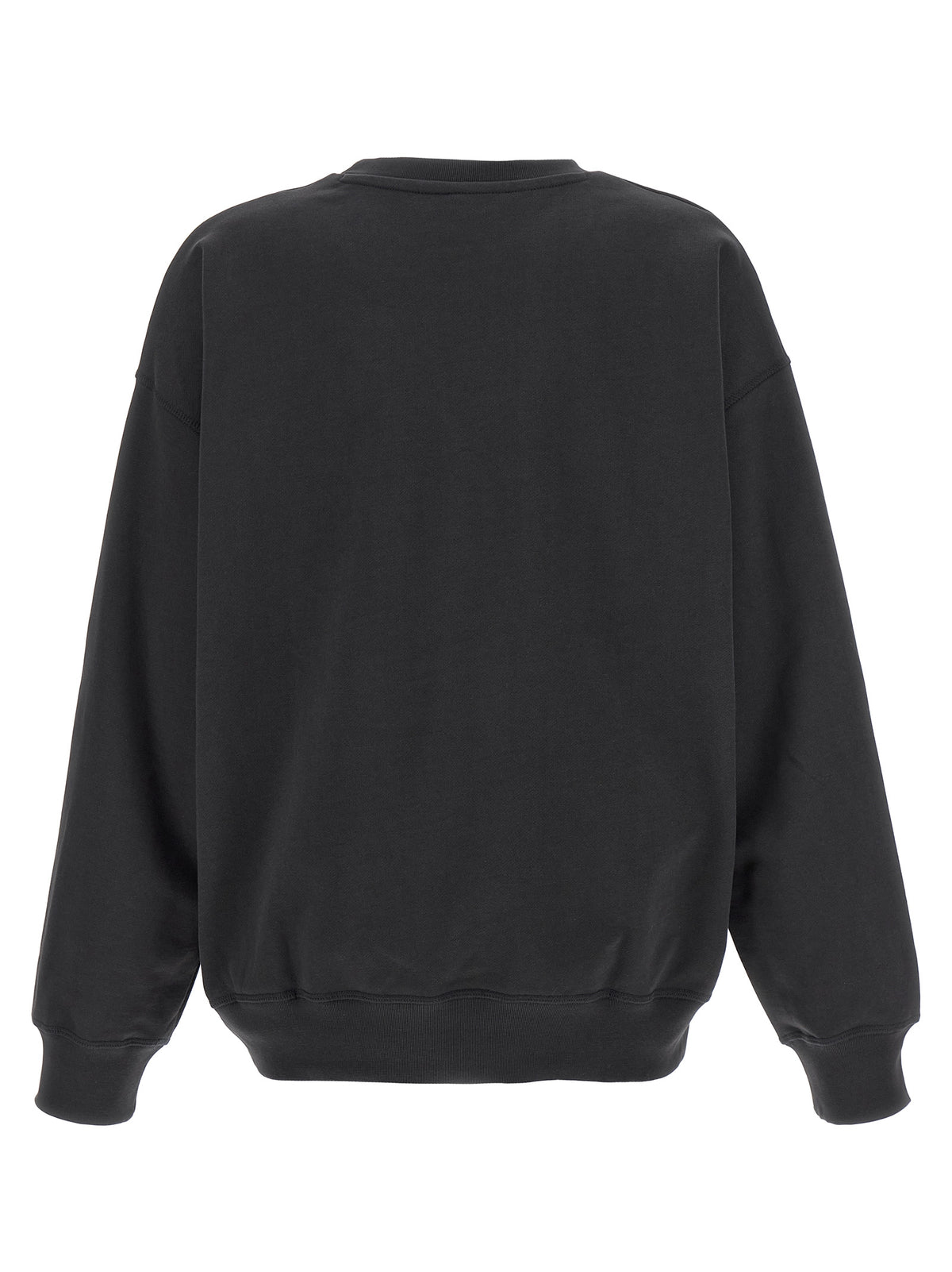 Ganni Black Organic Cotton Sweatshirt - Effortless Luxe Style