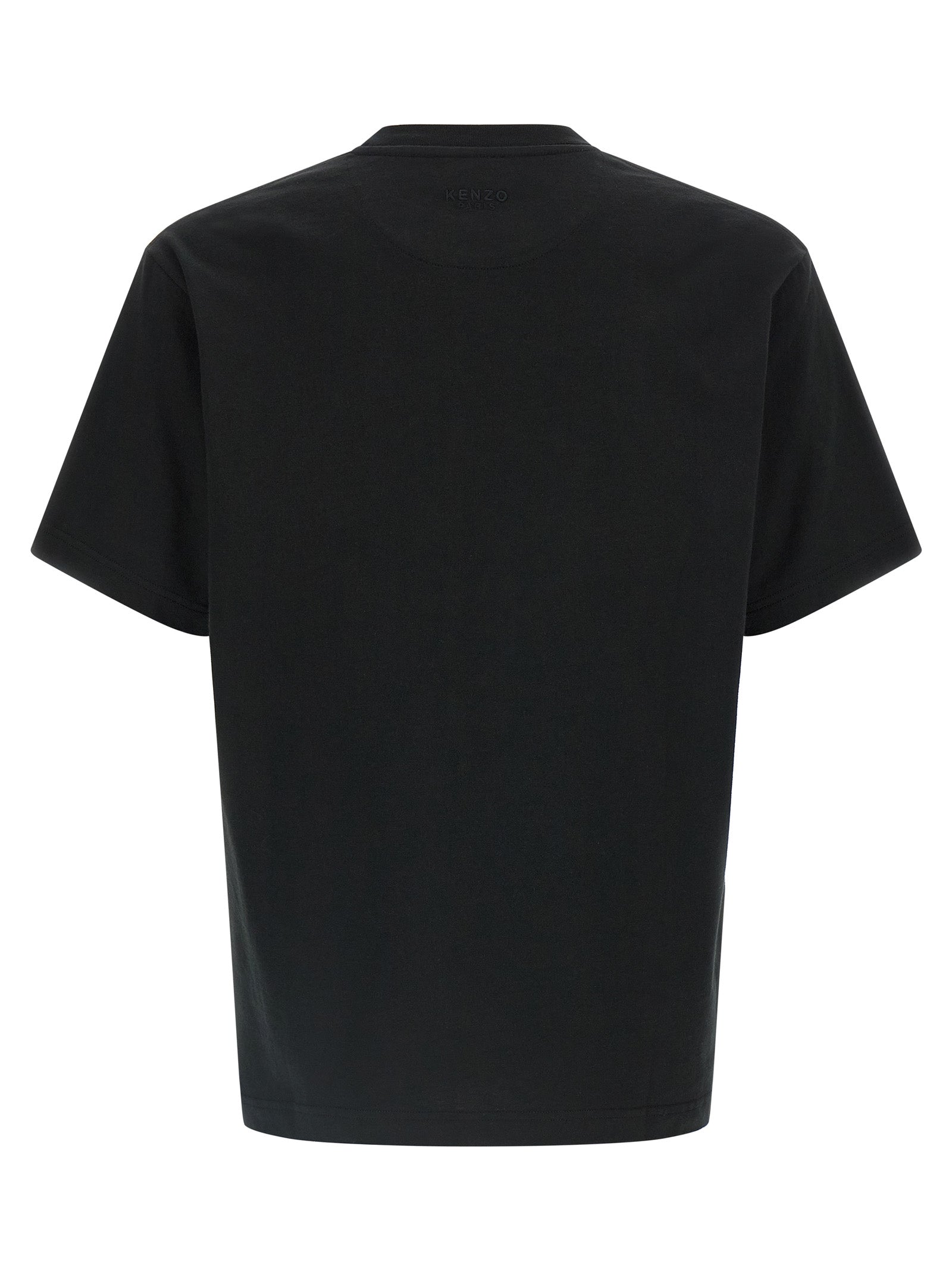 Kenzo Black Cotton T-Shirt - Artisanal Luxury Wear for the Discerning