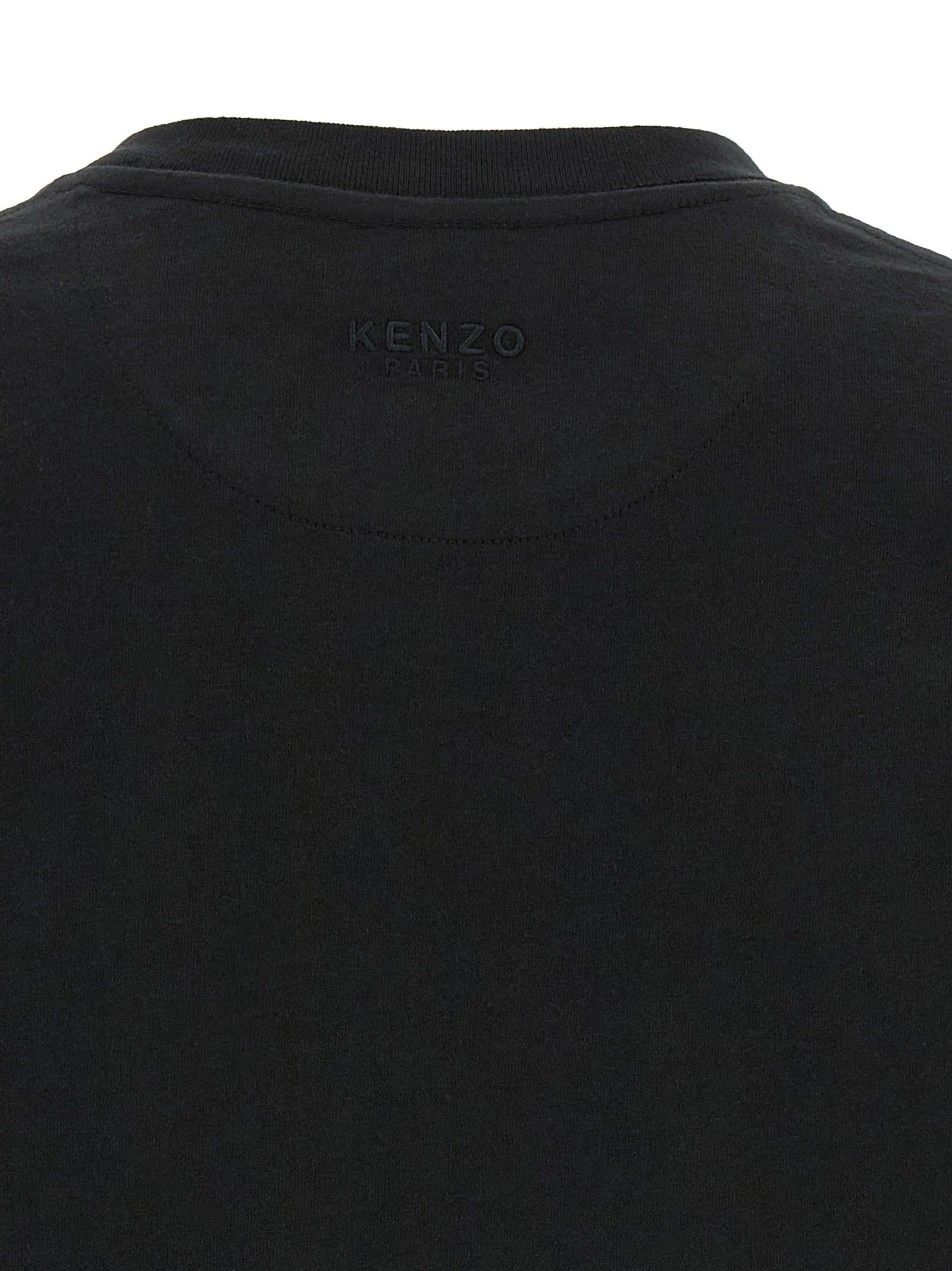 Kenzo Black Cotton T-Shirt - Artisanal Luxury Wear for the Discerning