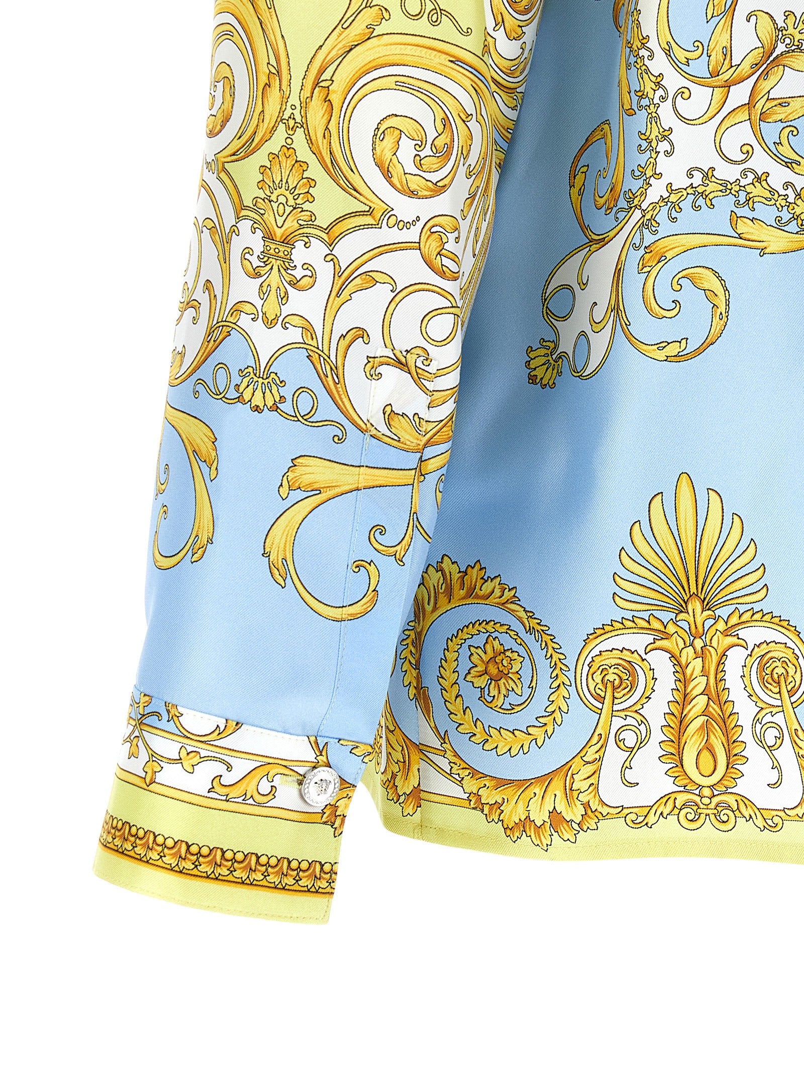Versace Multicolor Silk Blouse