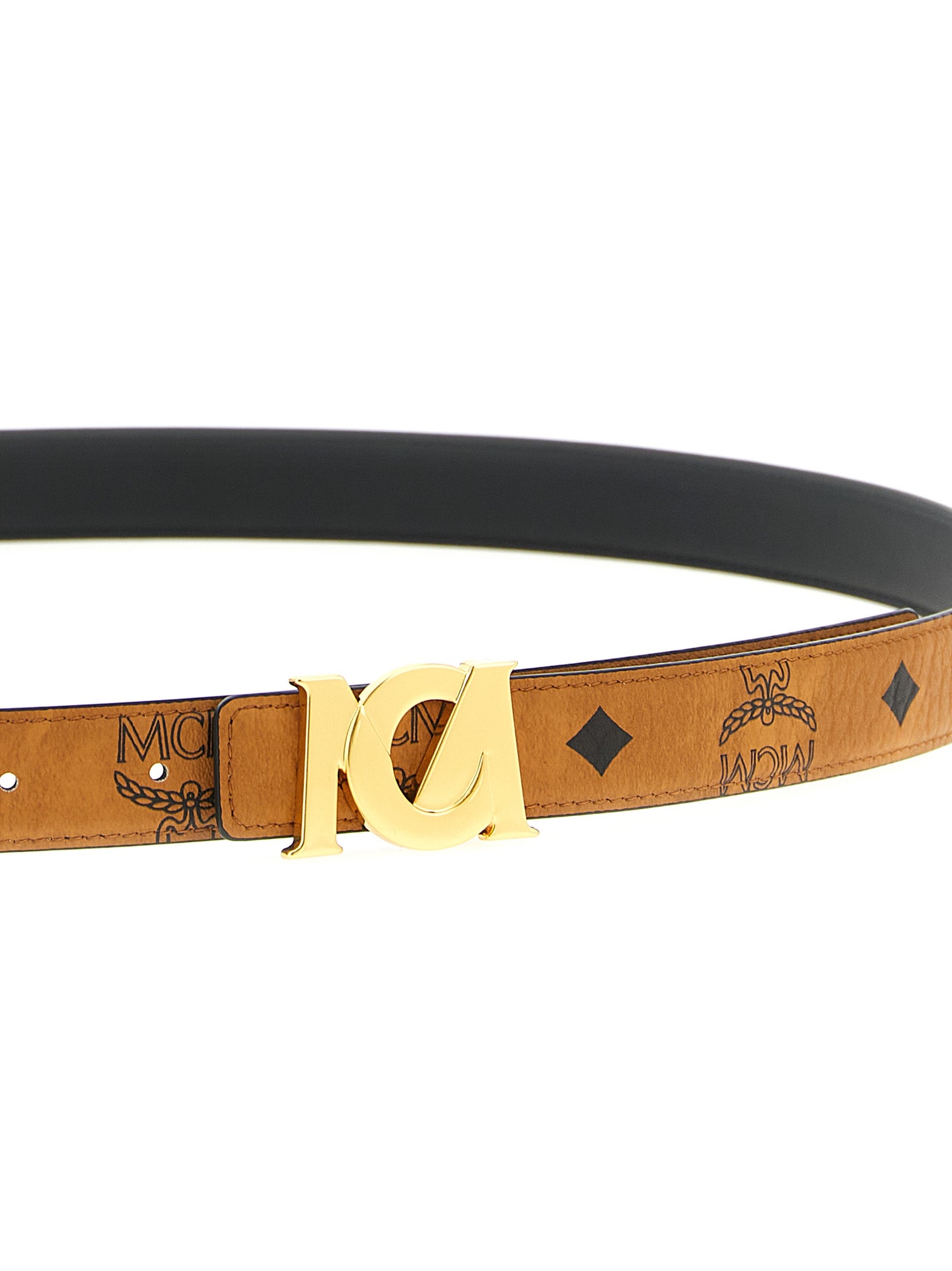 Elevate your style with the MCM Brown Polyethylene Regular Belt, a masterpiece of artisanal luxury, blending exquisite craftsmanship with timeless elegance for the discerning individual.