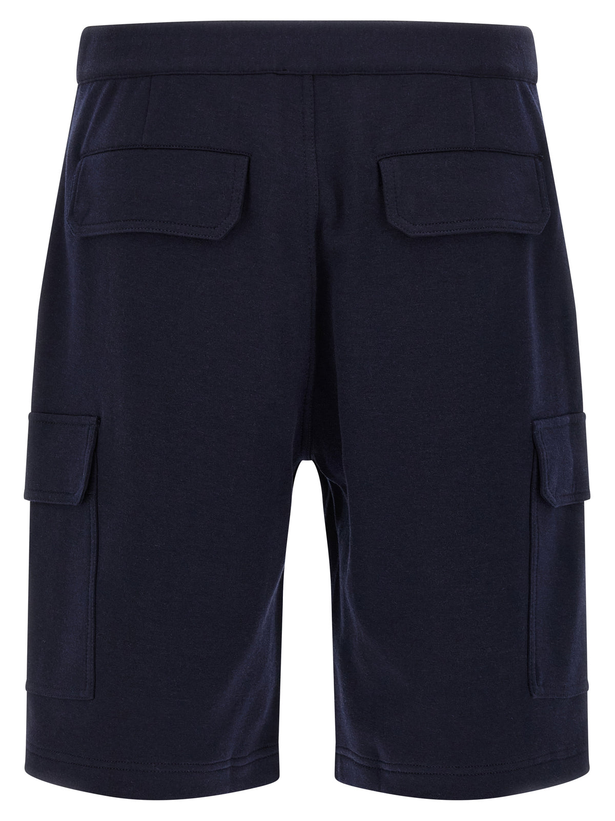 Brunello Cucinelli Blue Cotton Bermuda Shorts - Luxurious Craftsmanship