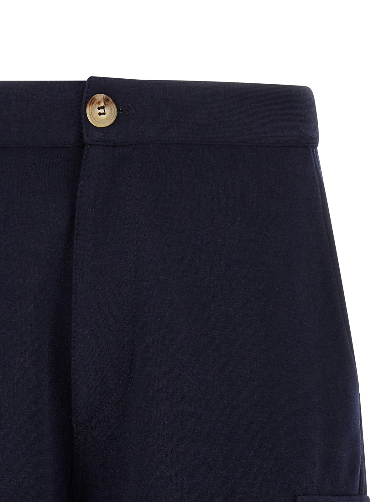 Brunello Cucinelli Blue Cotton Bermuda Shorts - Timeless Luxury