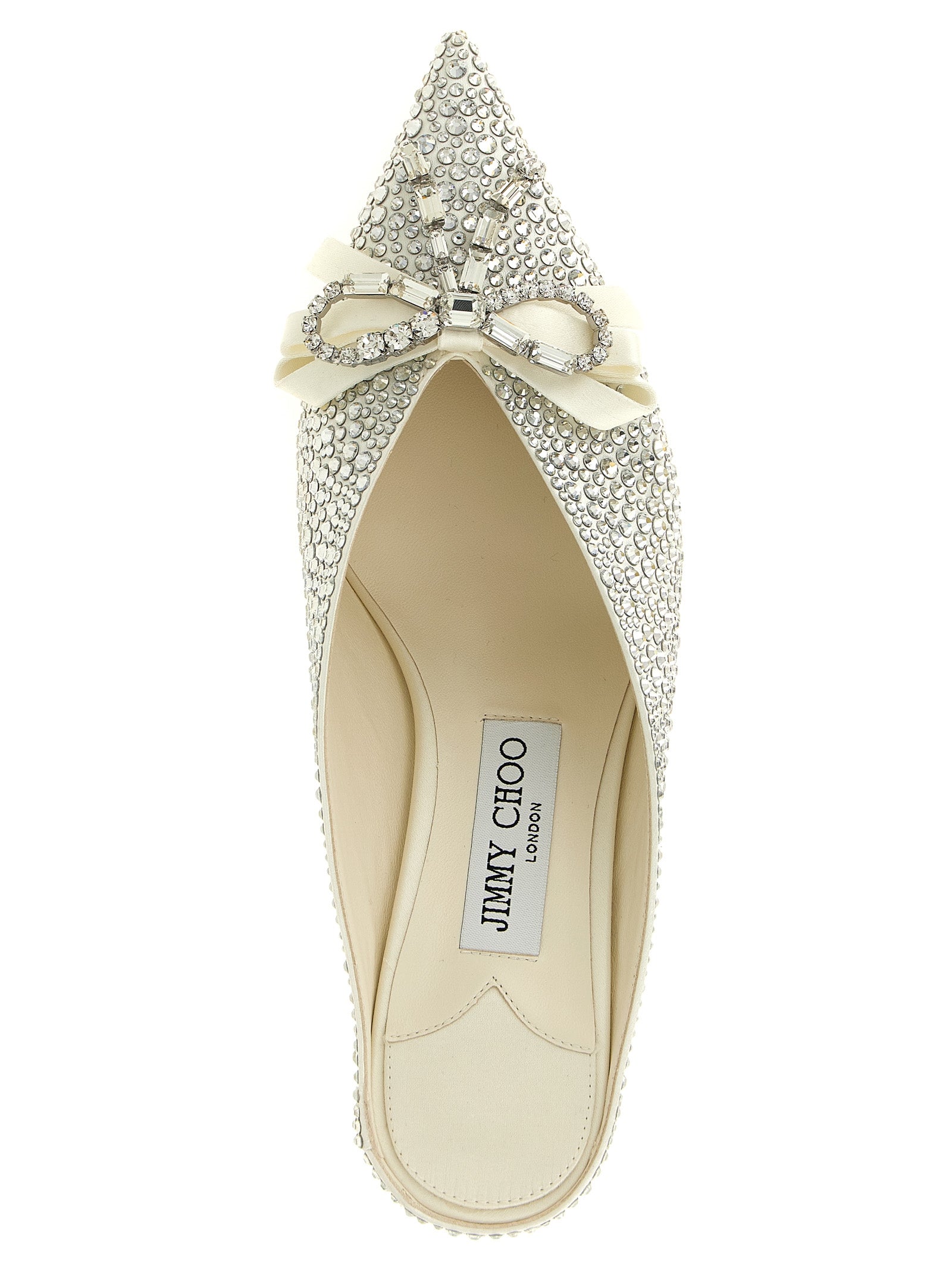 Experience the allure of Jimmy Choo's Silver Tencel Mid Heel Pumps, where exquisite craftsmanship meets timeless elegance, perfect for unforgettable moments.