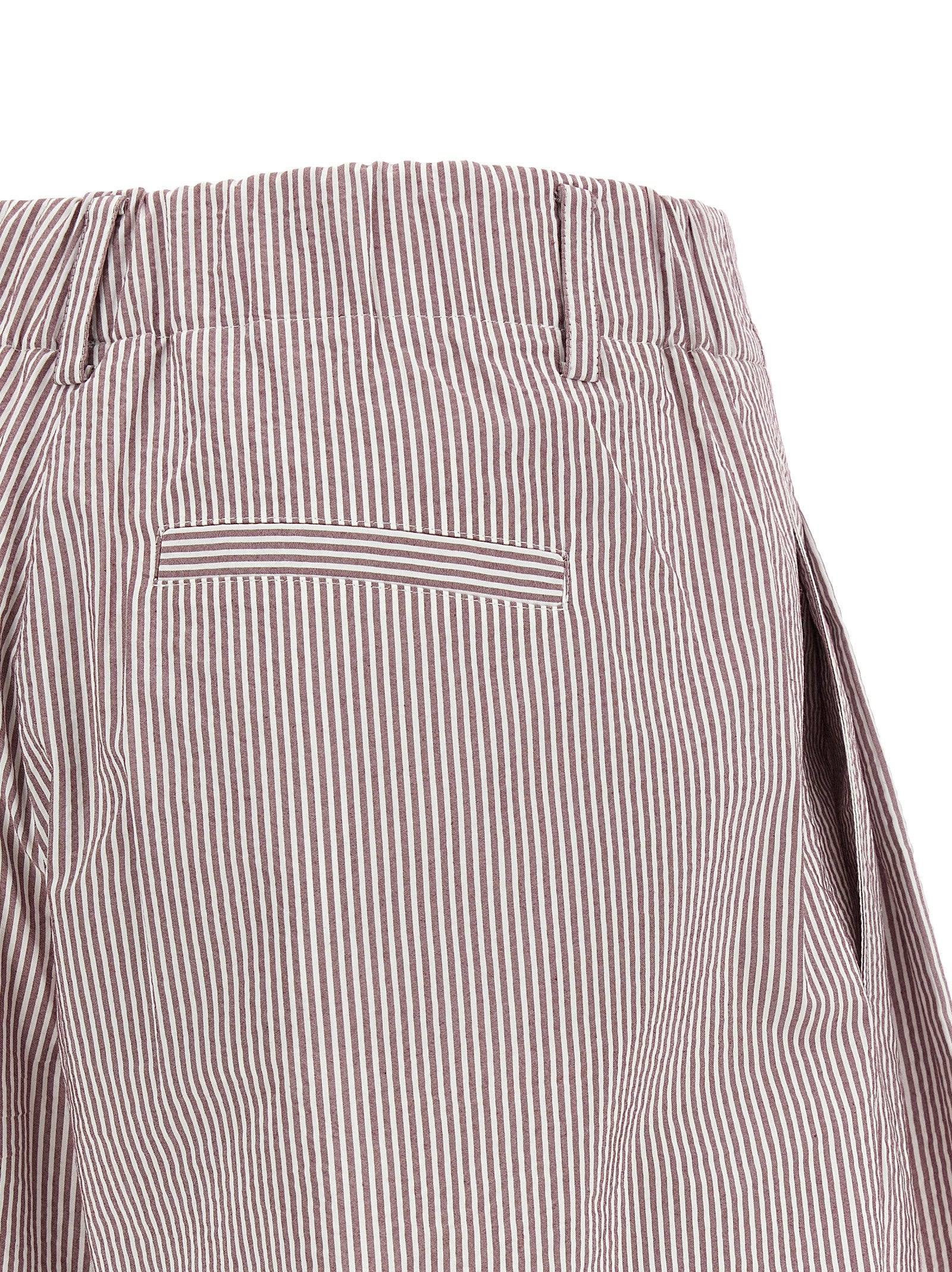 Brunello Cucinelli Multicolor Cotton Bermuda Shorts - Luxury Elegance