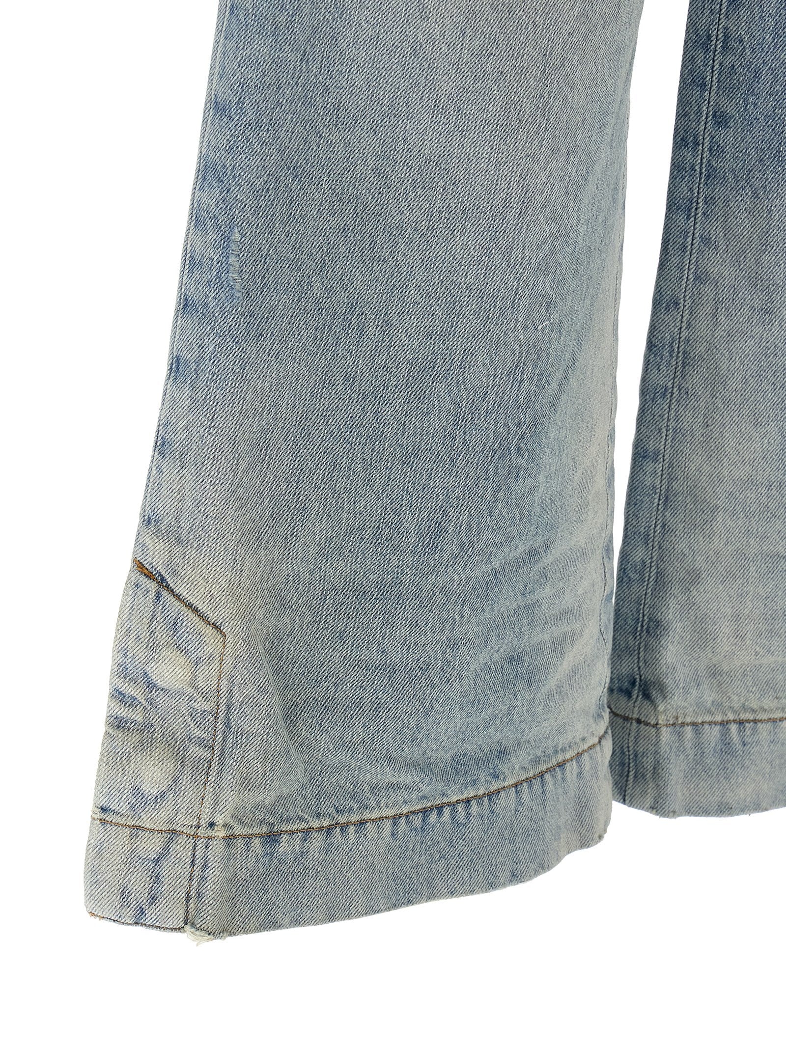 Amiri Blue Cotton Flared Jeans